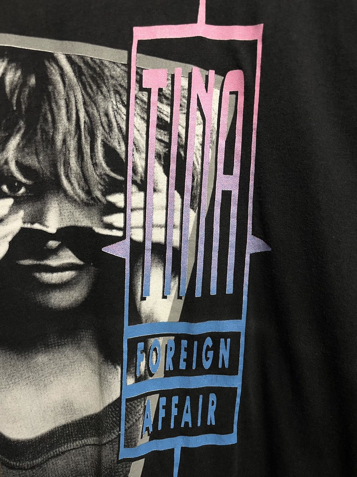 Band Tees Vintage 90s Tina Turner Foreign Affair World Tour T-Shirt Size US L / EU 52-54 / 3 - 7 Thumbnail