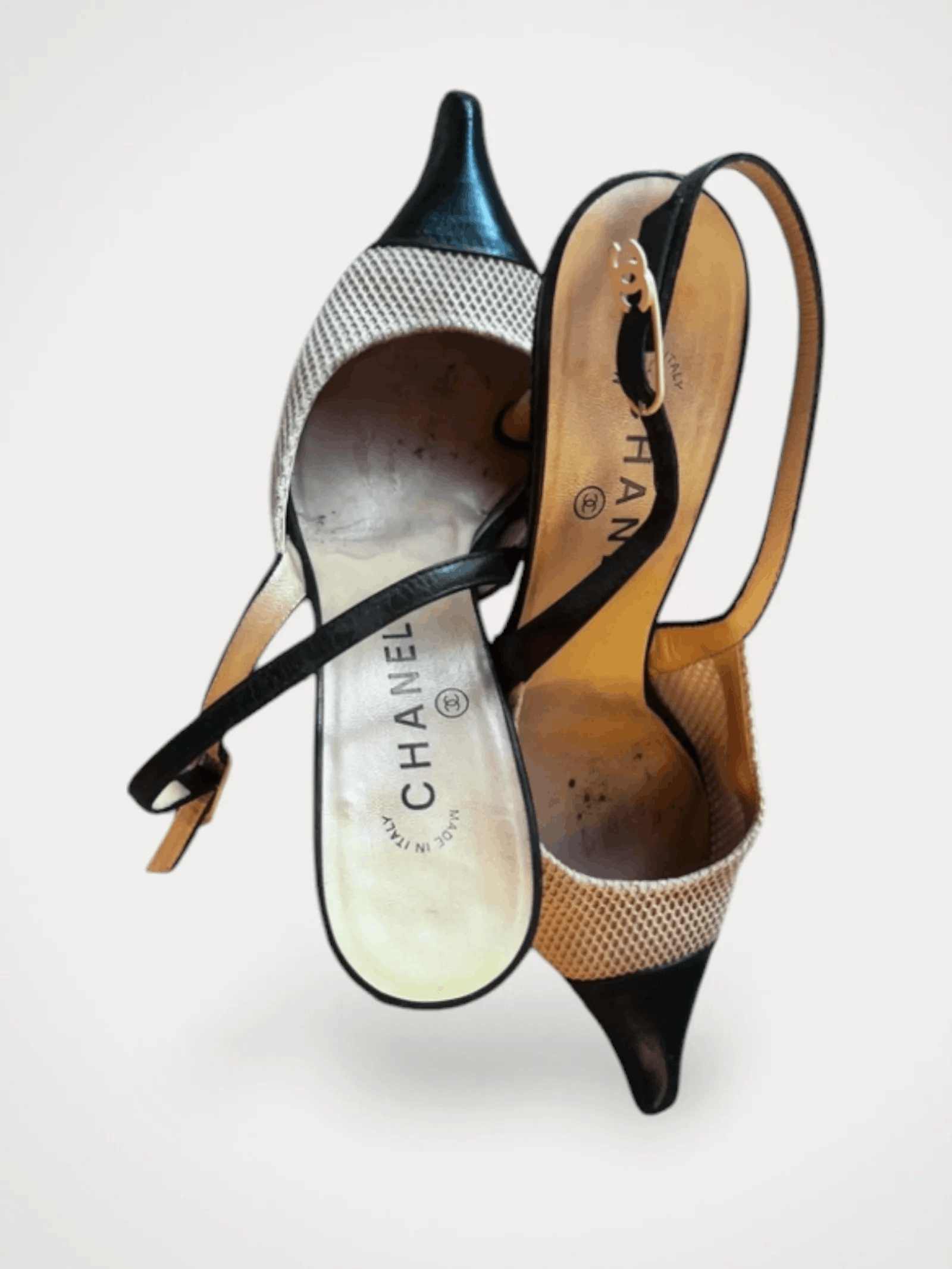 Chanel Chanel Slingback Heels Size US 9.5 / IT 39.5 - 1 Thumbnail