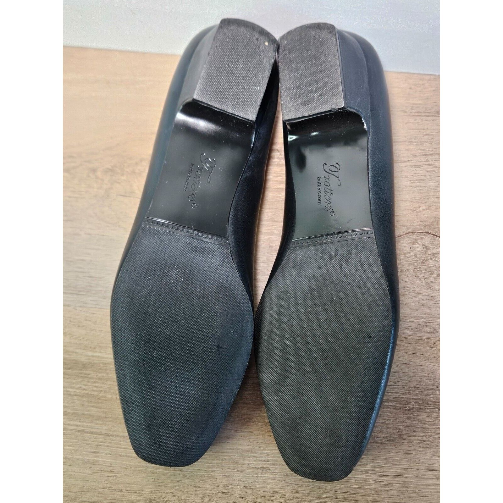 Other Women’s Black Leather Low Heel Dress Shoes Slip-On Size 8 Size US 8 / IT 38 - 6 Thumbnail
