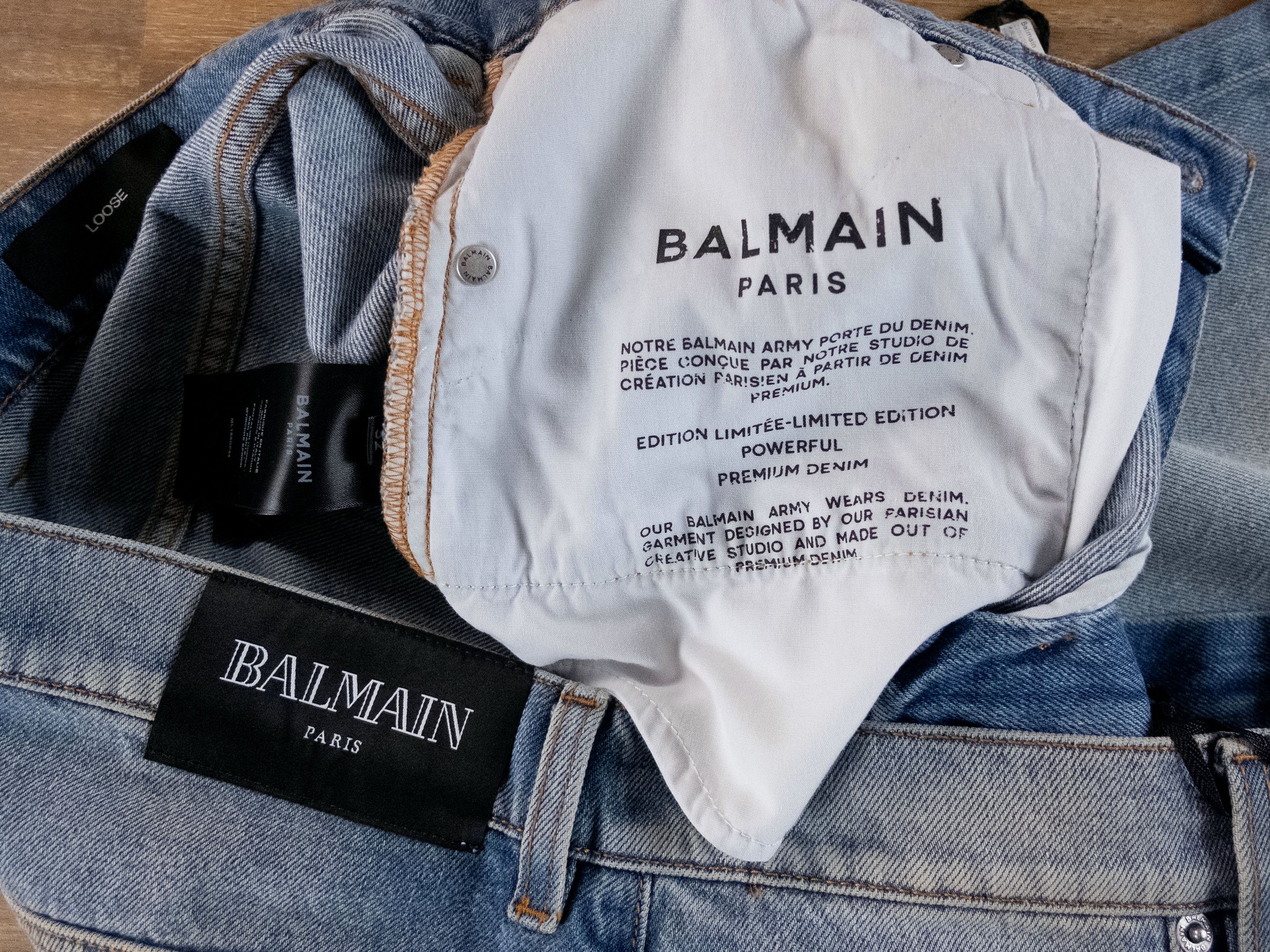 Balmain BALMAIN Paris blue mid rise flare leg jeans Size 32 Size US 32 / EU 48 - 9 Thumbnail