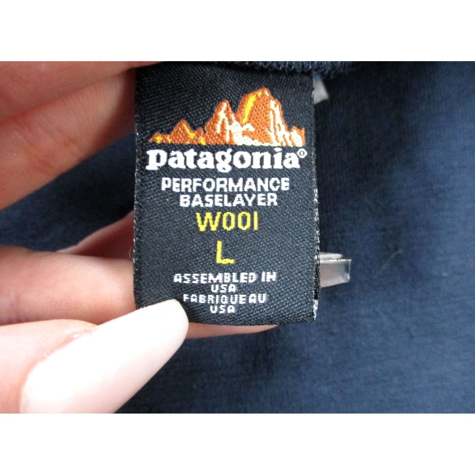 Patagonia VINTAGE Patagonia Shirt Mens L Blue Wool Performance Base Layer Stretch USA Made Size US L / EU 52-54 / 3 - 6 Thumbnail
