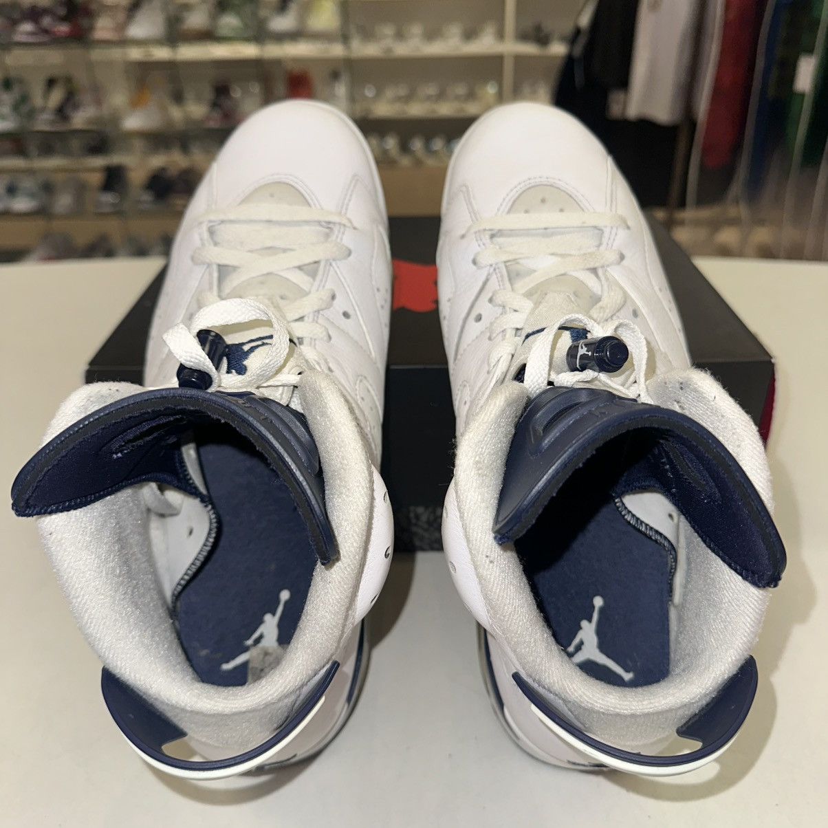 Jordan Brand Size 11 - Nike Air Jordan 6 Retro Midnight Navy CT8529-141 Size US 11 / EU 44 - 3 Thumbnail