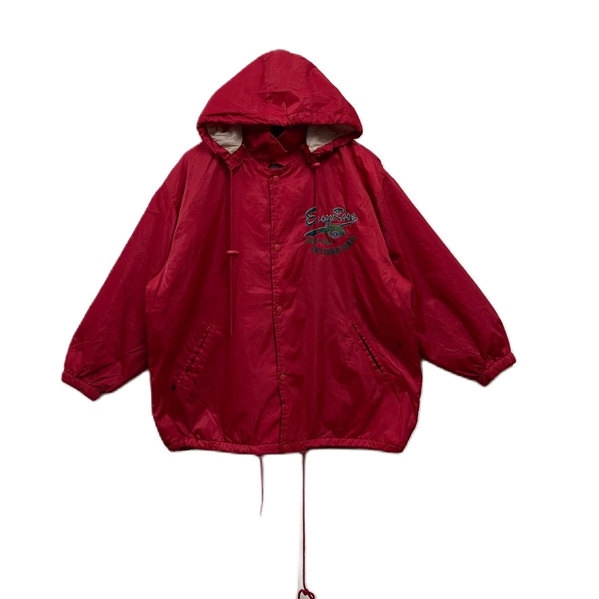 Japanese Brand Vintage 90s Easy Rise Club Spirits Jacket Hoodie Windbreaker Size US XL / EU 56 / 4 - 2 Thumbnail