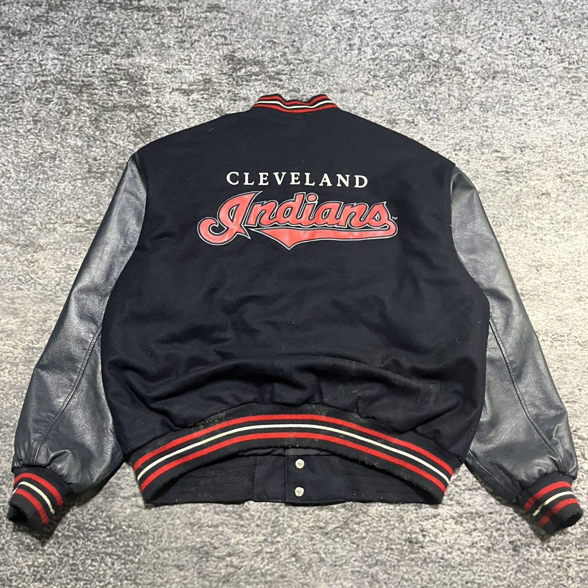 Jeff Hamilton Vintage 90s Cleveland Indians Jeff Hamilton Varsity Jacket Size US L / EU 52-54 / 3 - 8 Thumbnail