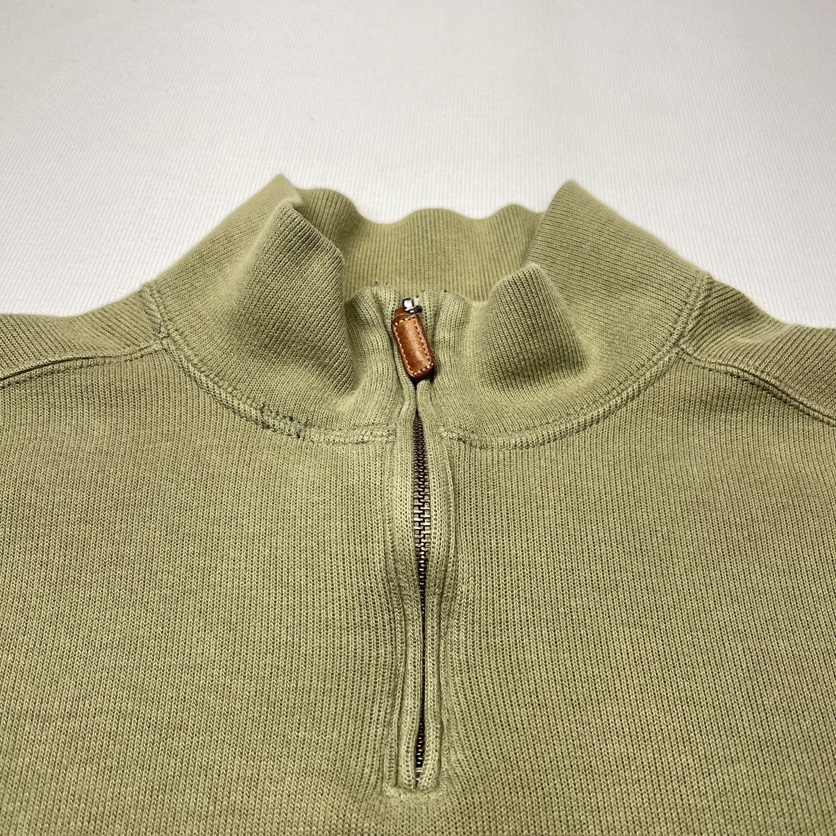 Polo Ralph Lauren Polo Ralph Lauren Sweater Green 1/4 Zip Pullover Quarter Size US XL / EU 56 / 4 - 4 Thumbnail