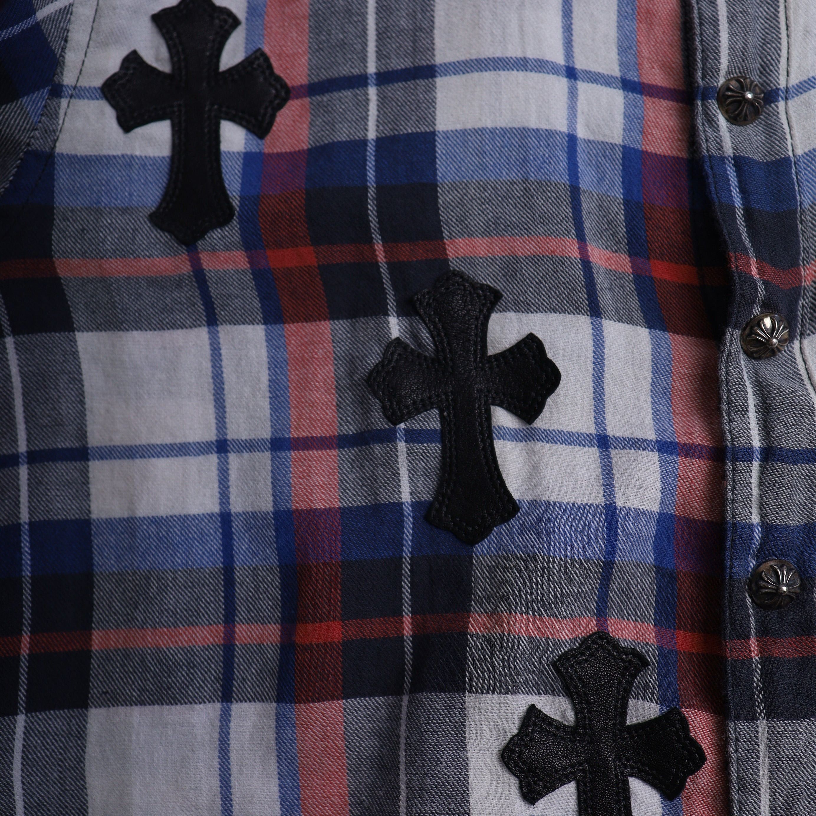 Chrome Hearts Chrome Hearts PATCHWORK FLANNEL SZ S Size US S / EU 44-46 / 1 - 13 Thumbnail