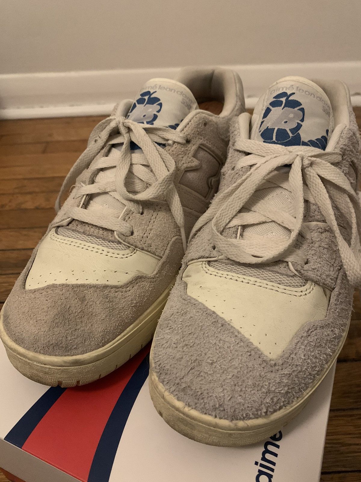 Aime Leon Dore × New Balance ALD / NB P550 Basketball Oxfords Size US 9.5 / EU 42-43 - 6 Thumbnail