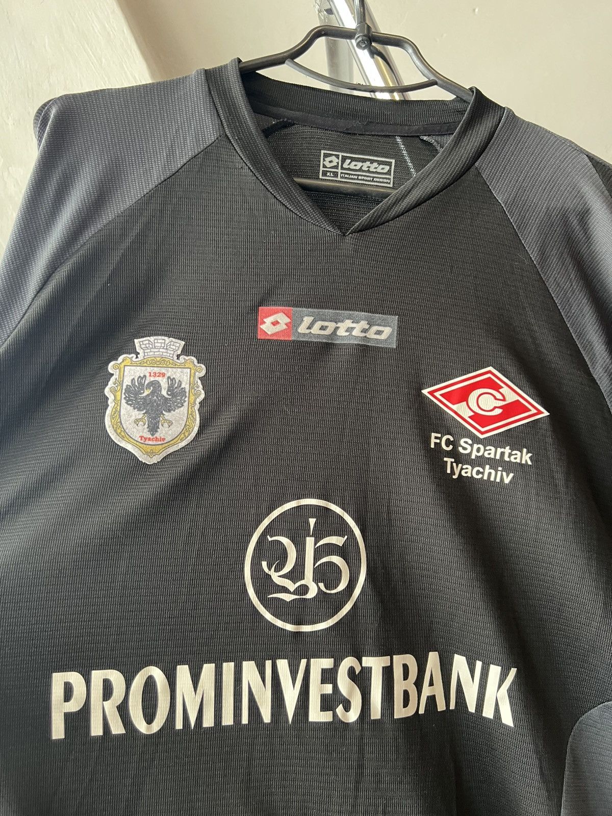 Lotto Sport 2006 FC Spartak Tyachiv Ukraine GK #1 Soccer Jersey match Size US XL / EU 56 / 4 - 4 Thumbnail