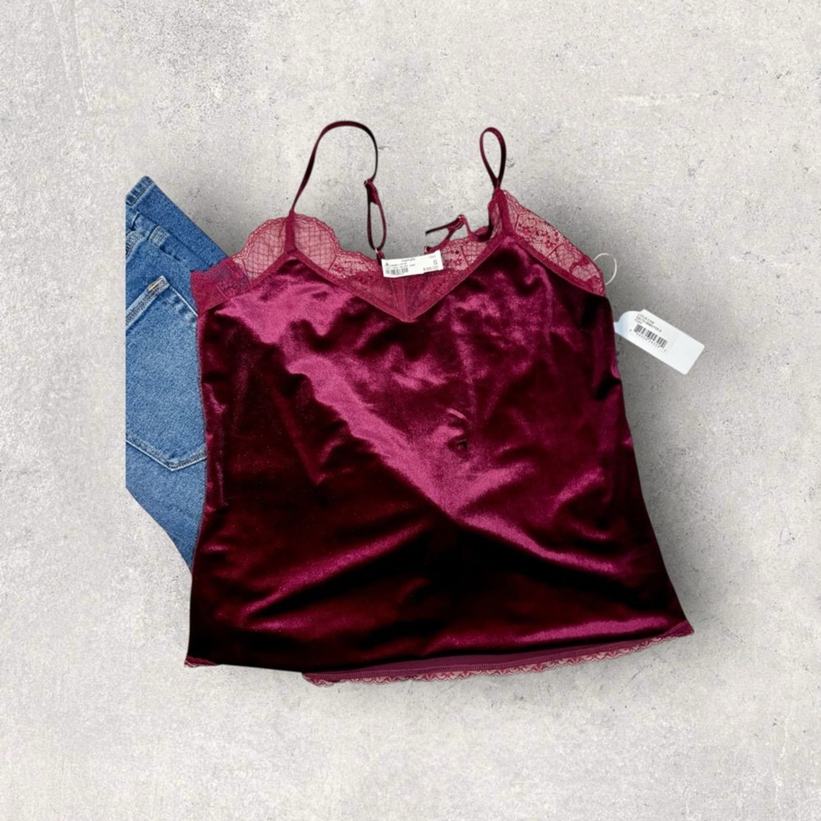 Anthropologie Anthropologie Velvet & Lace Camisole Size S / US 4 / IT 40 - 4 Thumbnail