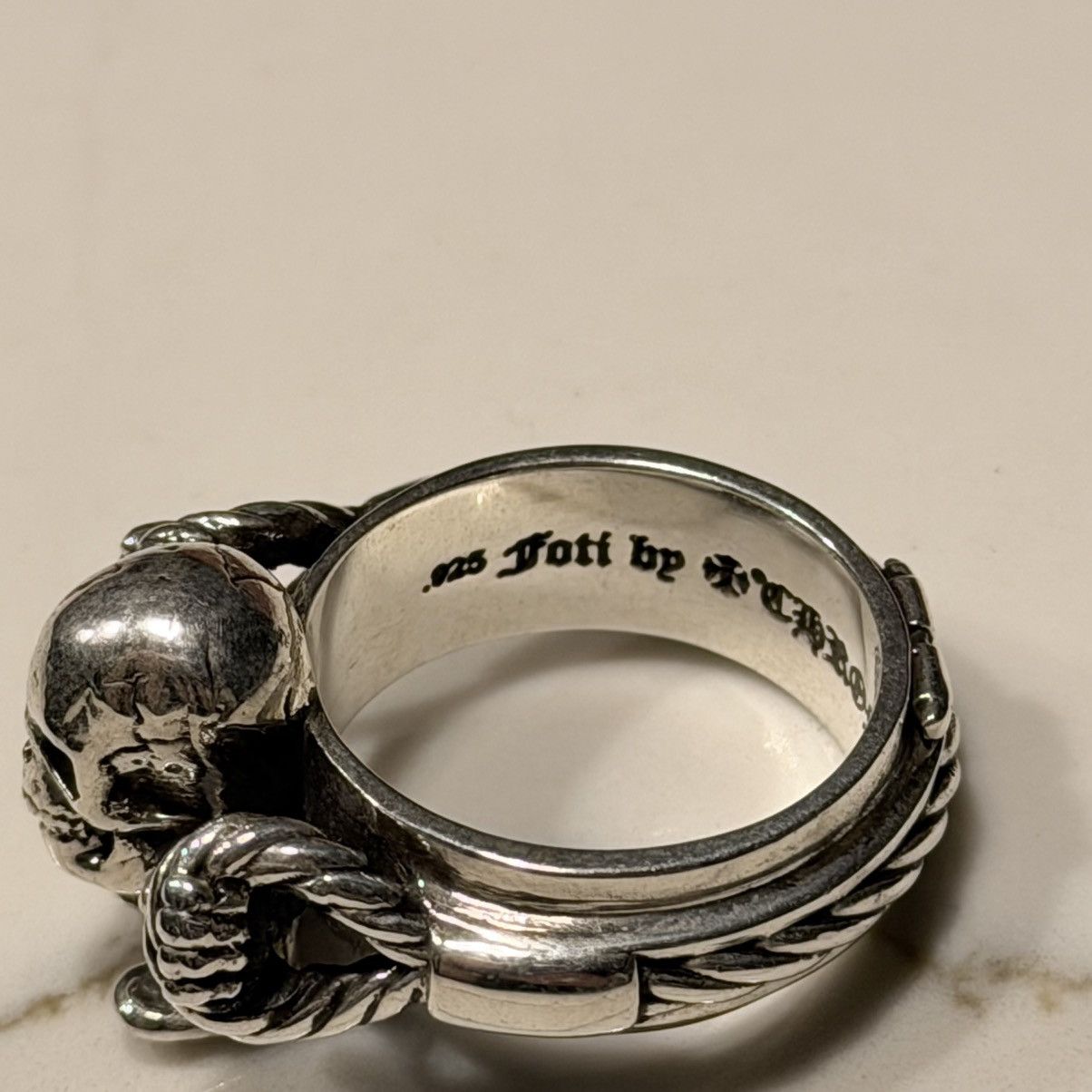 Chrome Hearts RARE Chrome Hearts Foti Ring Size 9 Size ONE SIZE - 4 Thumbnail