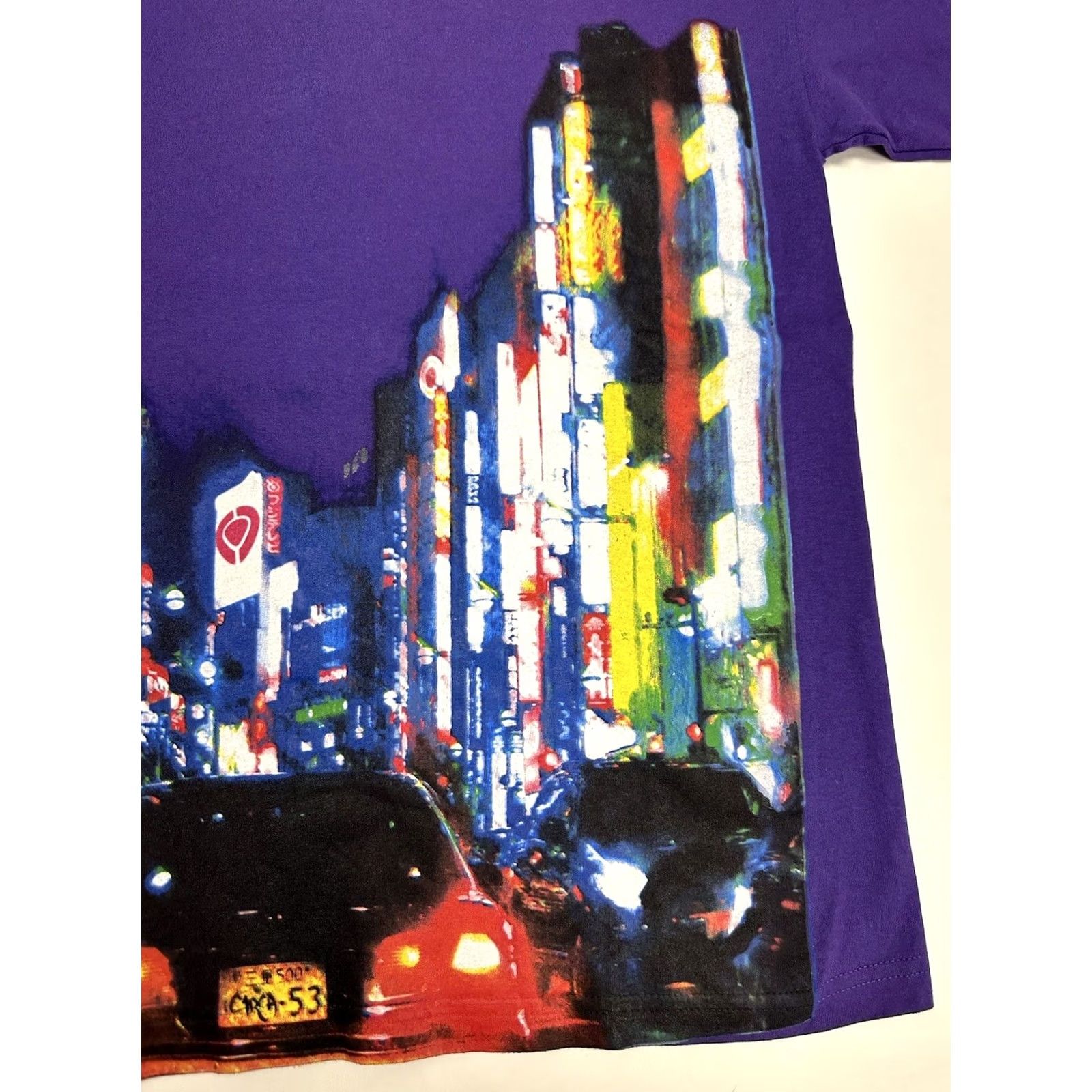 Vintage VINTAGE Circa Footwear Shirt Adult Large Purple City Skate Tee Size US L / EU 52-54 / 3 - 4 Thumbnail