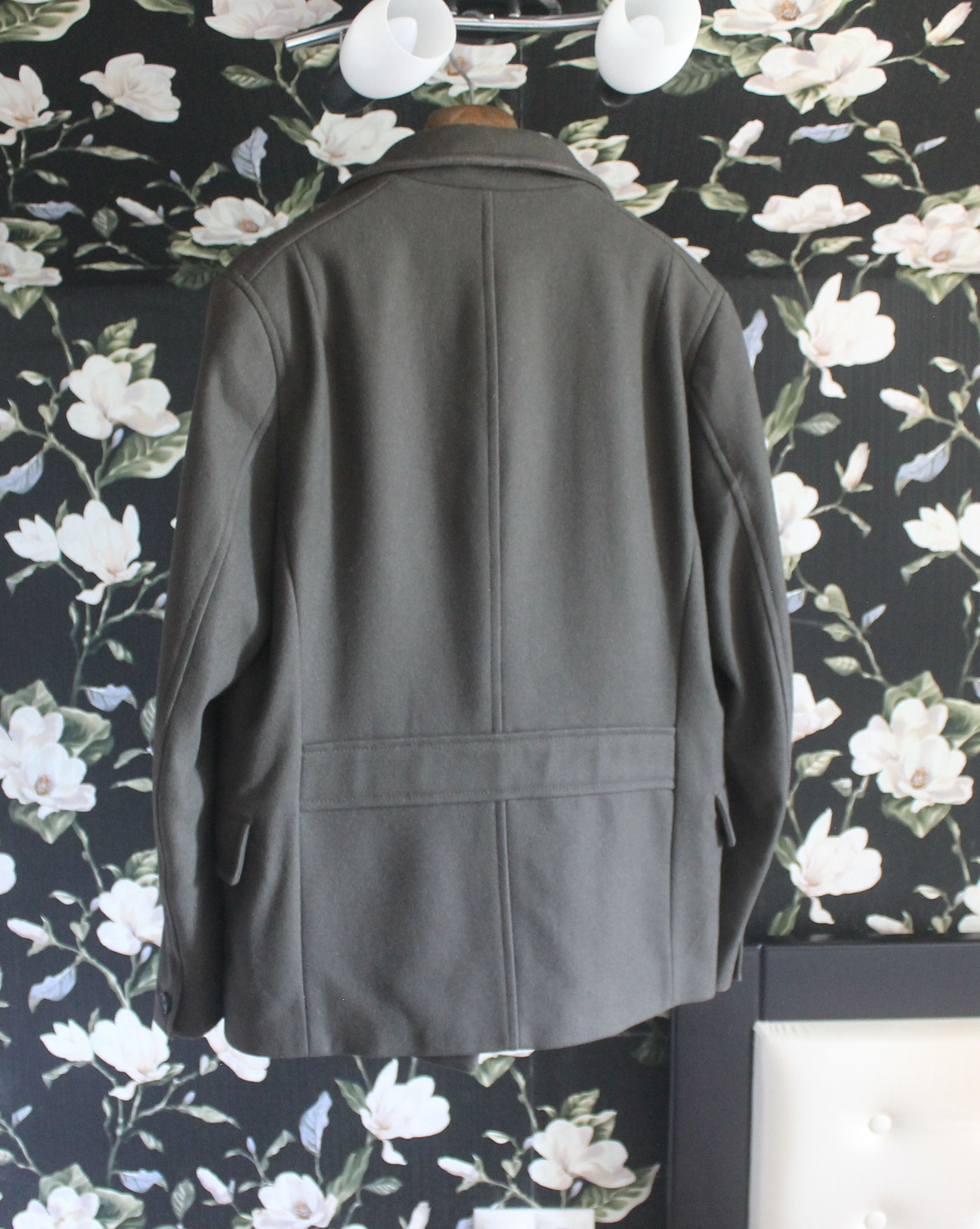 Allsaints Allsaints Wade Pea Coat Wool Jacket Size US L / EU 52-54 / 3 - 3 Thumbnail