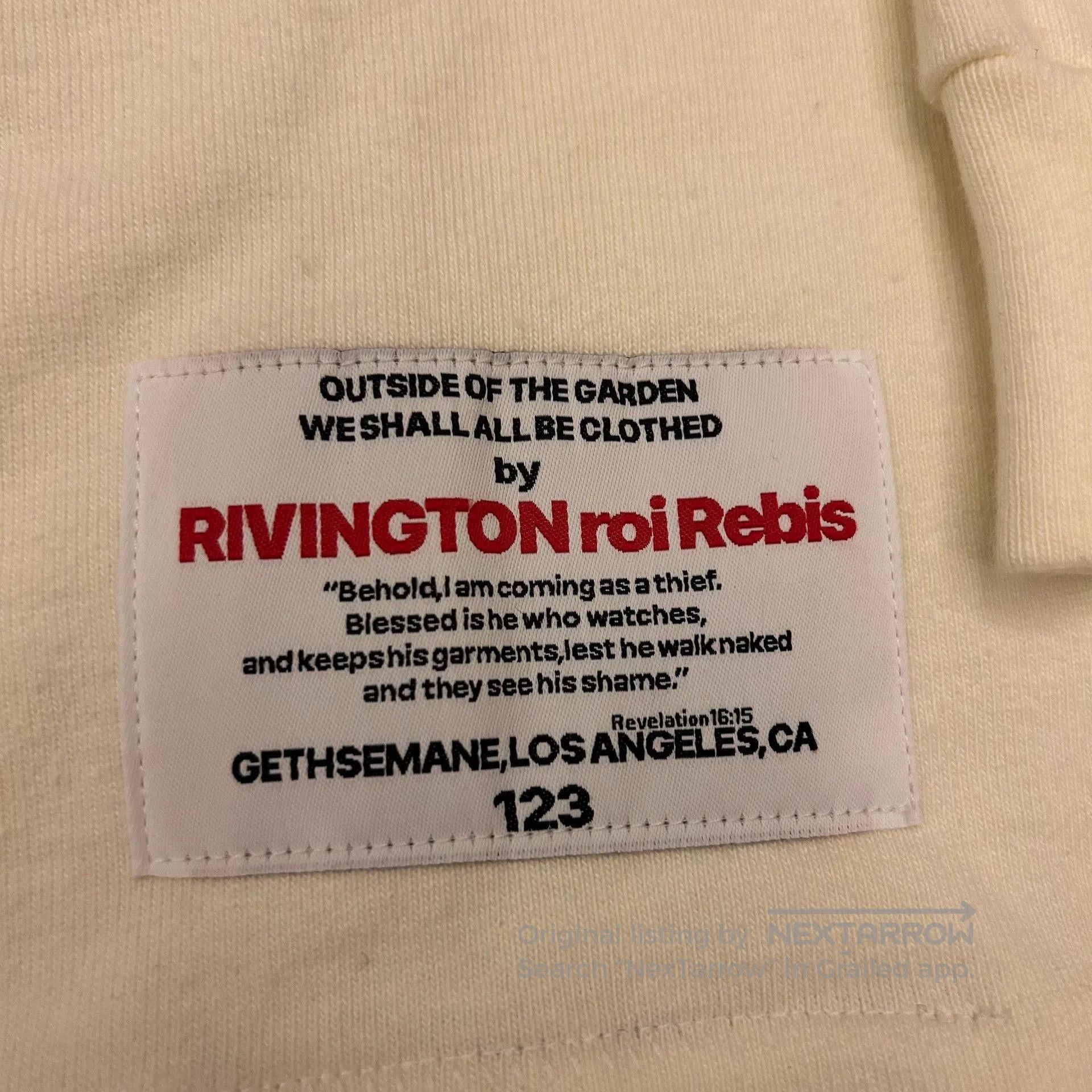 Fear of God Fear of God x RRR123 Angel Longsleeve. Size US S / EU 44-46 / 1 - 4 Thumbnail
