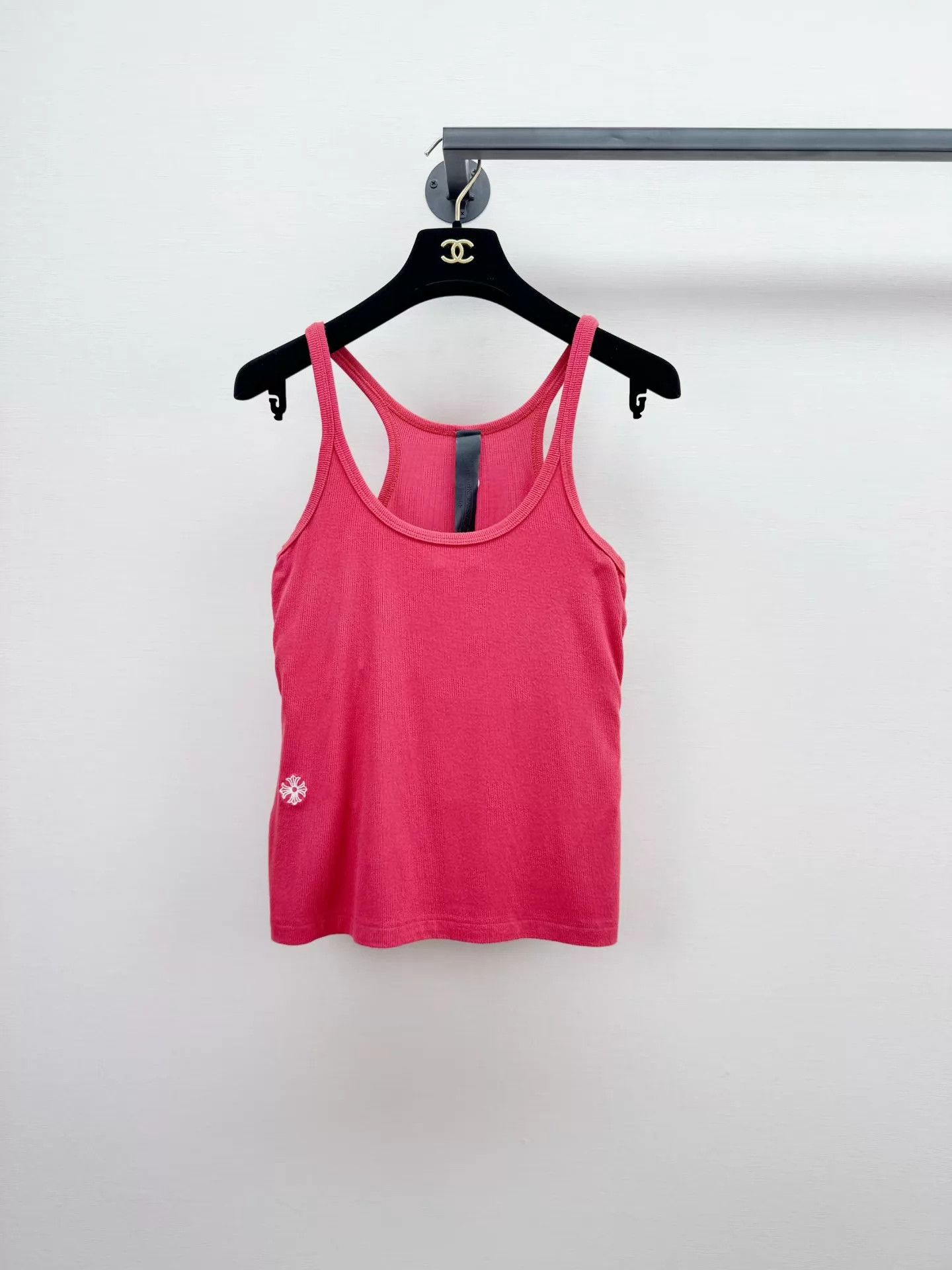 Chrome Hearts CH Embroidered Tank Top Auth M (2worn) Bust 82-90 Size M / US 6-8 / IT 42-44 - 1 Thumbnail