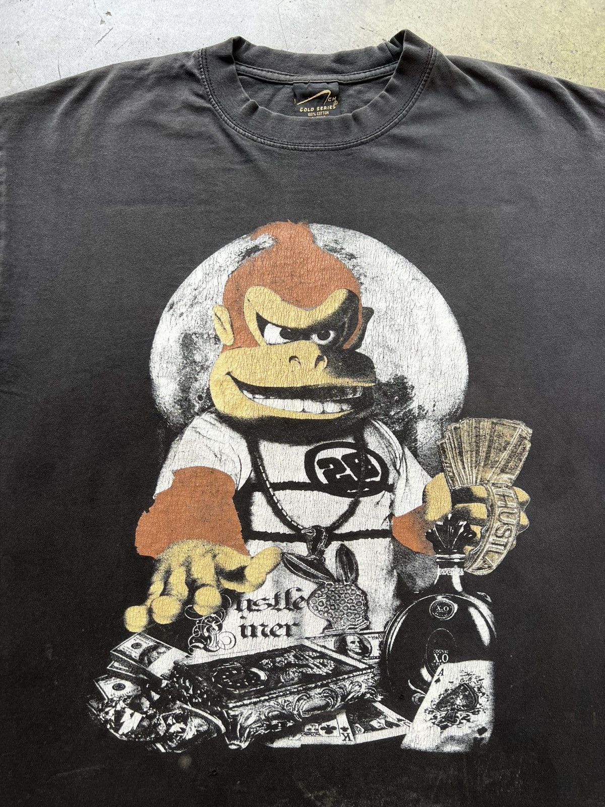 Vintage VTG ‘90s Donkey Kong Video Game Tee Shirt Hustler Zelda Size US XL / EU 56 / 4 - 3 Thumbnail