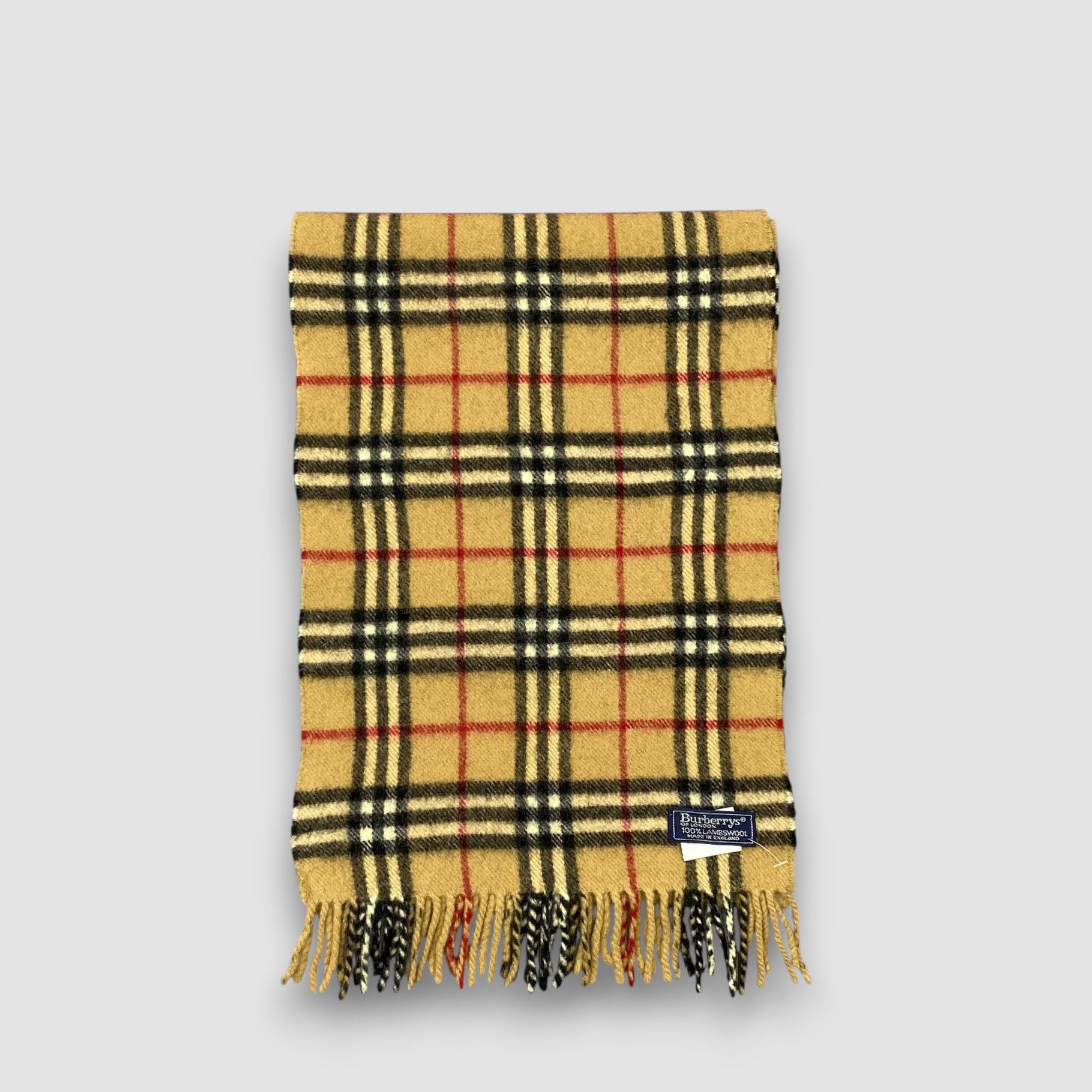 Burberry Vintage Burberry Scarf Muffler Cashmere Winter Scarves Size ONE SIZE - 2 Thumbnail
