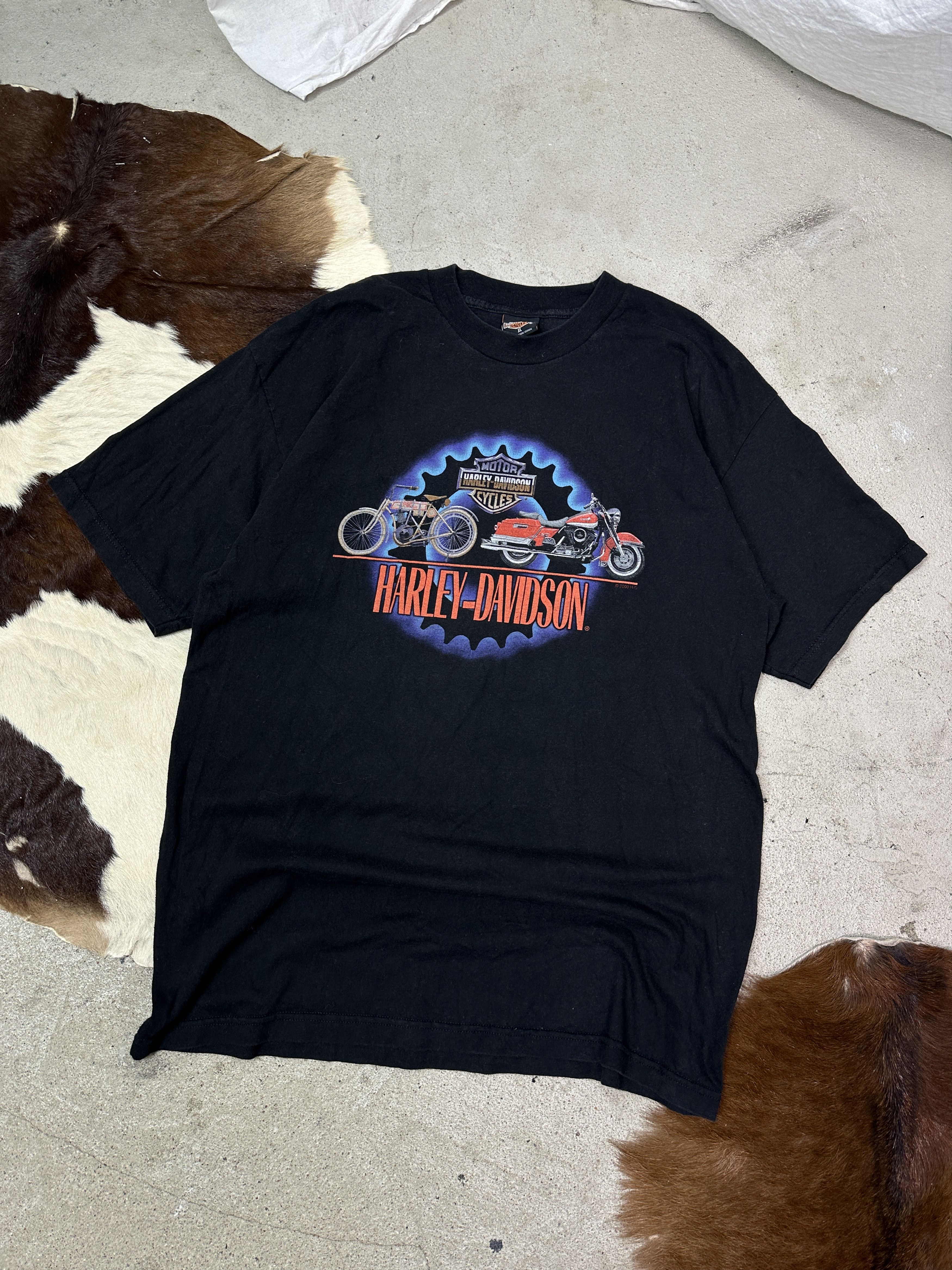 Harley Davidson Vintage Moto Streetwear Harley-Davidson T-shirt Y2K Size US XL / EU 56 / 4 - 1 Thumbnail