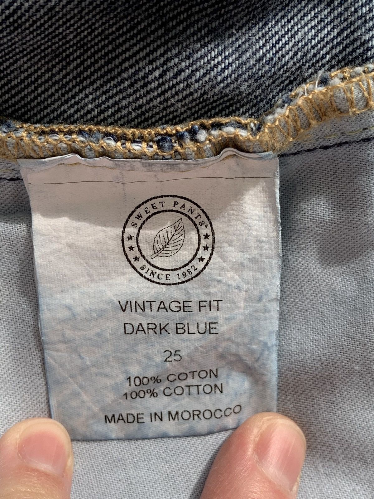 Japanese Brand Sweet Pants Japanese Denim Size US 30 / EU 46 - 9 Thumbnail