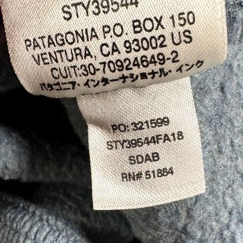 Patagonia Patagonia Mens Shadow Blue Size M Arched Fitz Roy Bear Sweatshirt Size US M / EU 48-50 / 2 - 6 Thumbnail