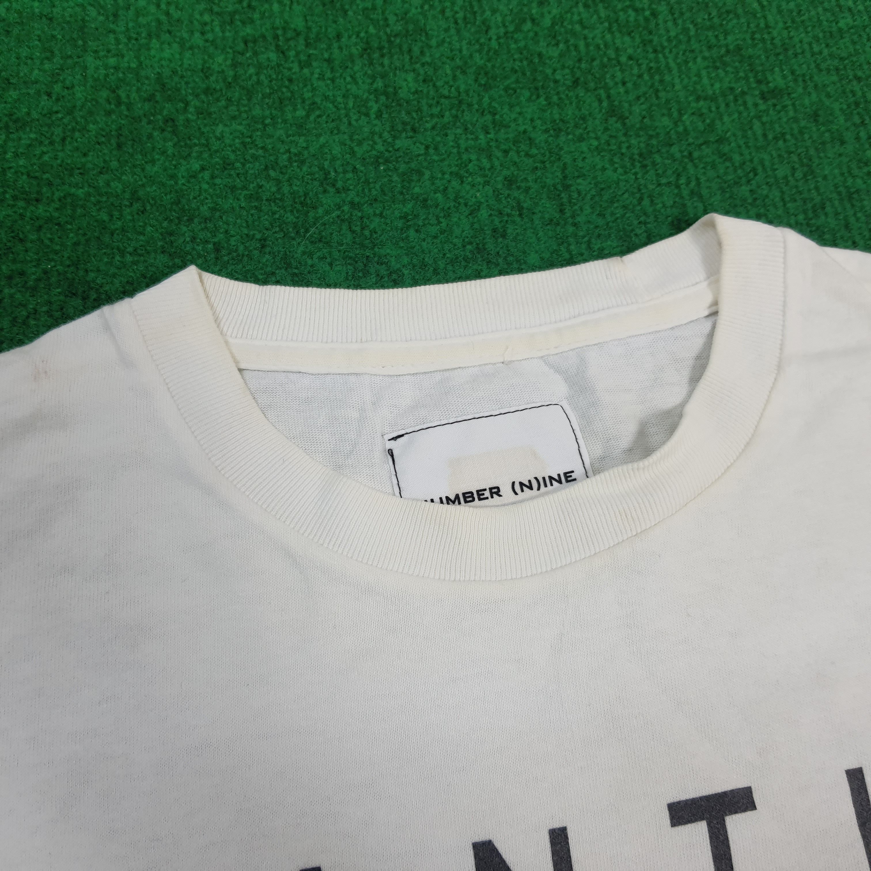 Japanese Brand × Number (N)ine × Vintage Vintage Number Nine Studious Anti World Streetwear Tshirt Size US L / EU 52-54 / 3 - 4 Thumbnail