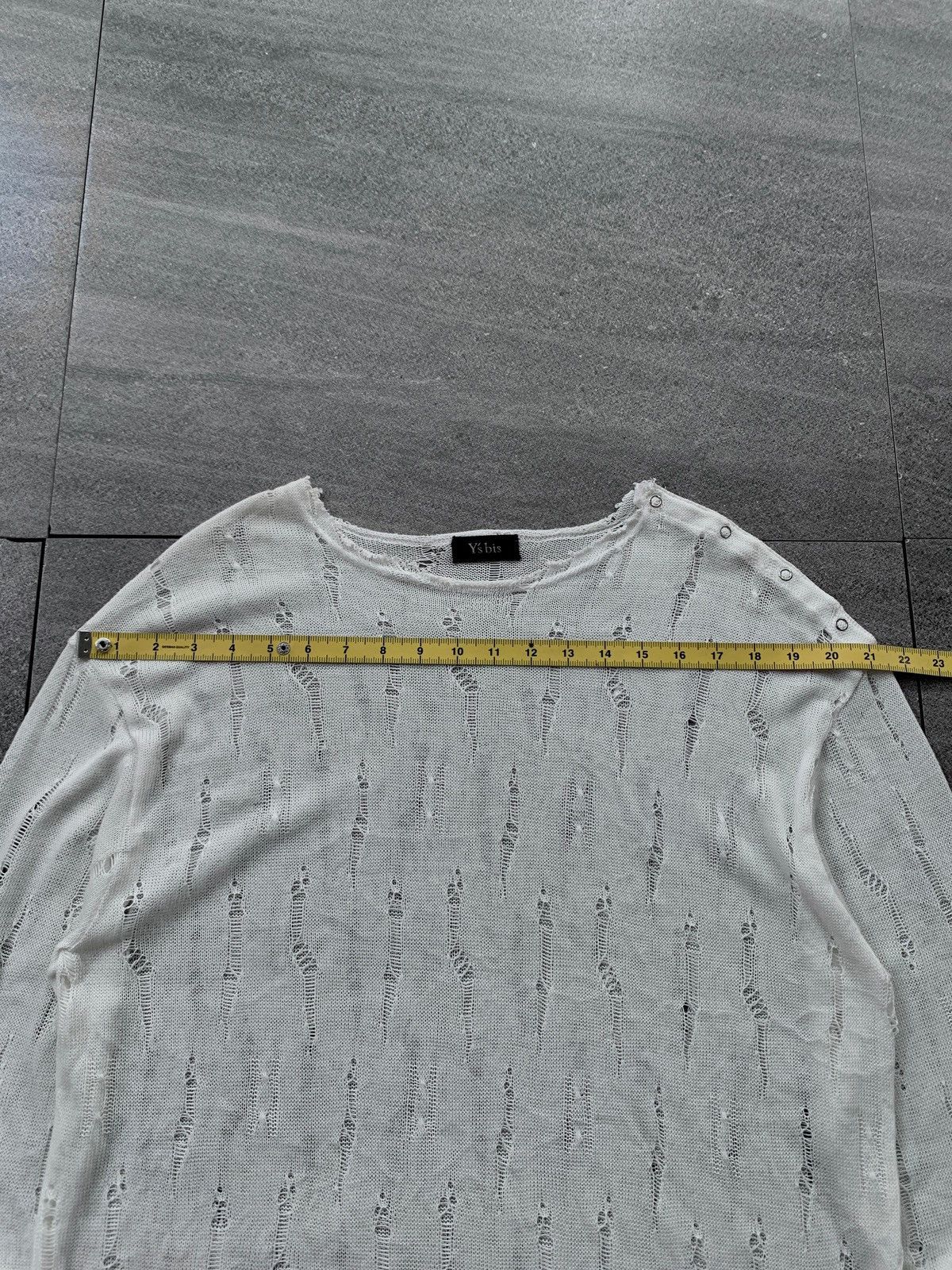 Yohji Yamamoto FREE TAX! Distressed Knitted Sweater Size US M / EU 48-50 / 2 - 12 Thumbnail