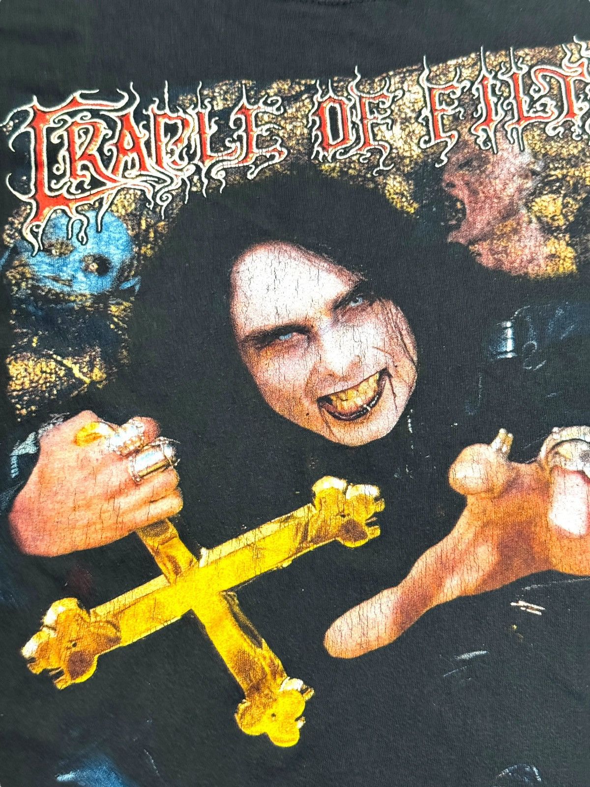 Band Tees *RARE* CRADLE OF FILTH VINTAGE BLACK METAL GOD BOXY TEE Size US XXL / EU 58 / 5 - 3 Thumbnail