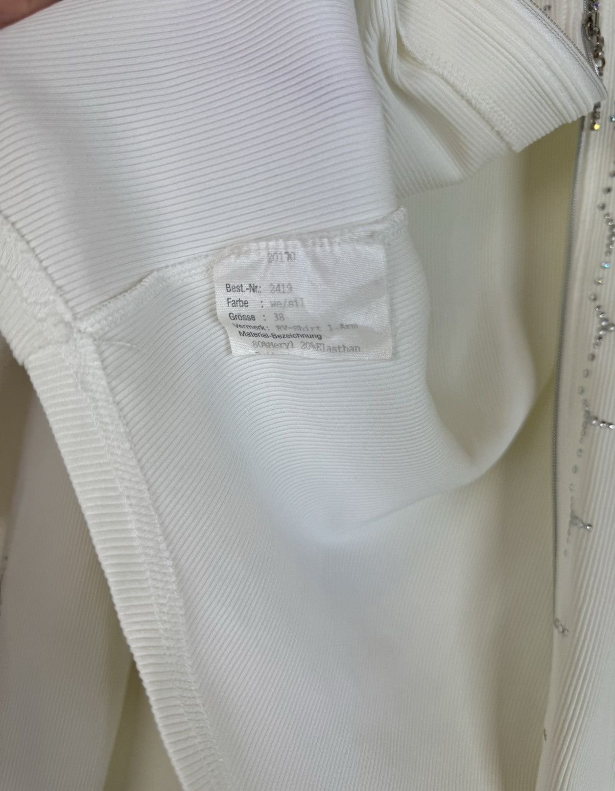 Vintage L&F Creation Swarovski Rib long sleeve Y2K opium Gaultier Size M / US 6-8 / IT 42-44 - 17 Thumbnail