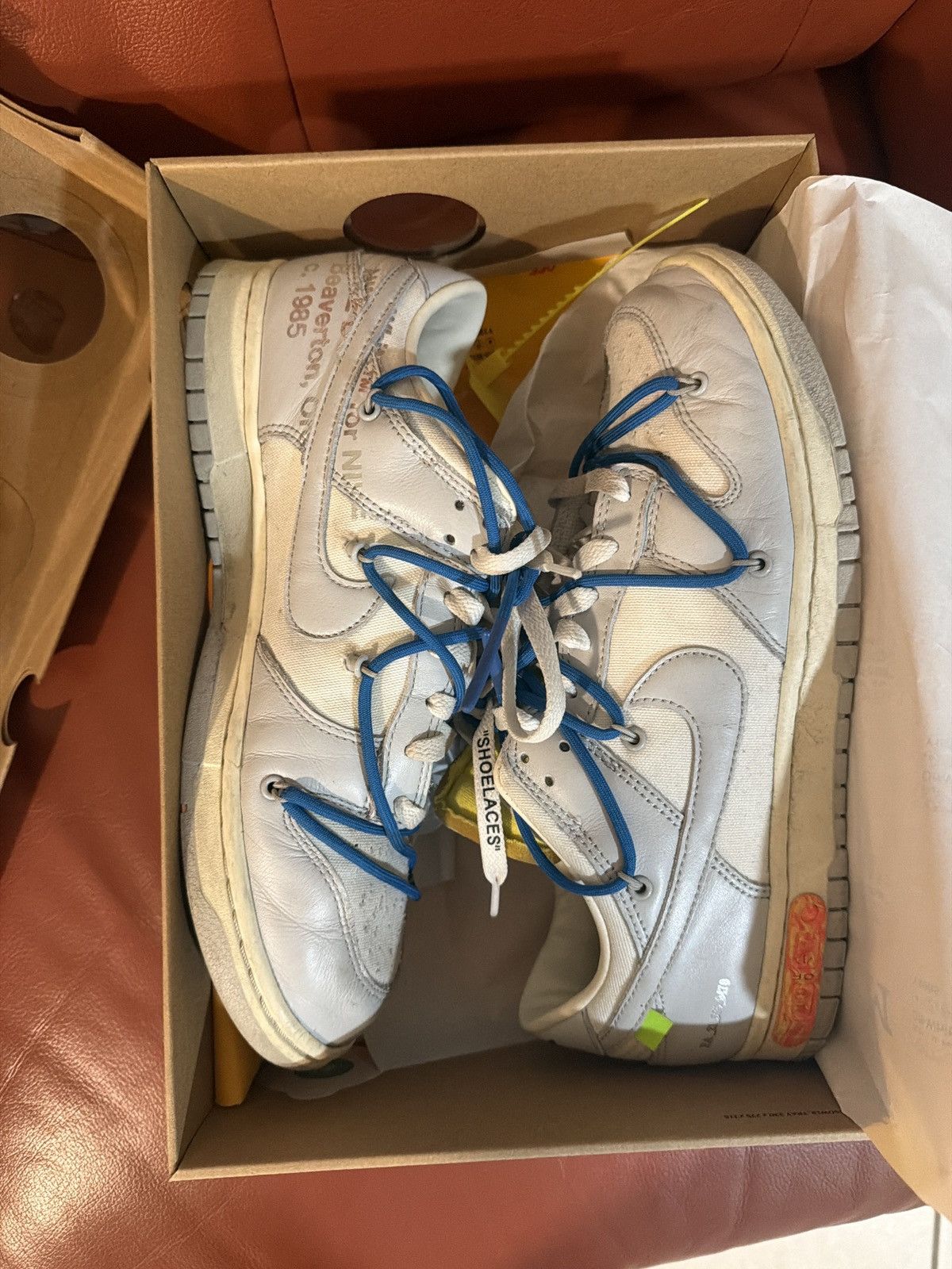 Nike × Off-White Off white Nike Dunk Low Lot 10 Size US 11 / EU 44 - 11 Thumbnail