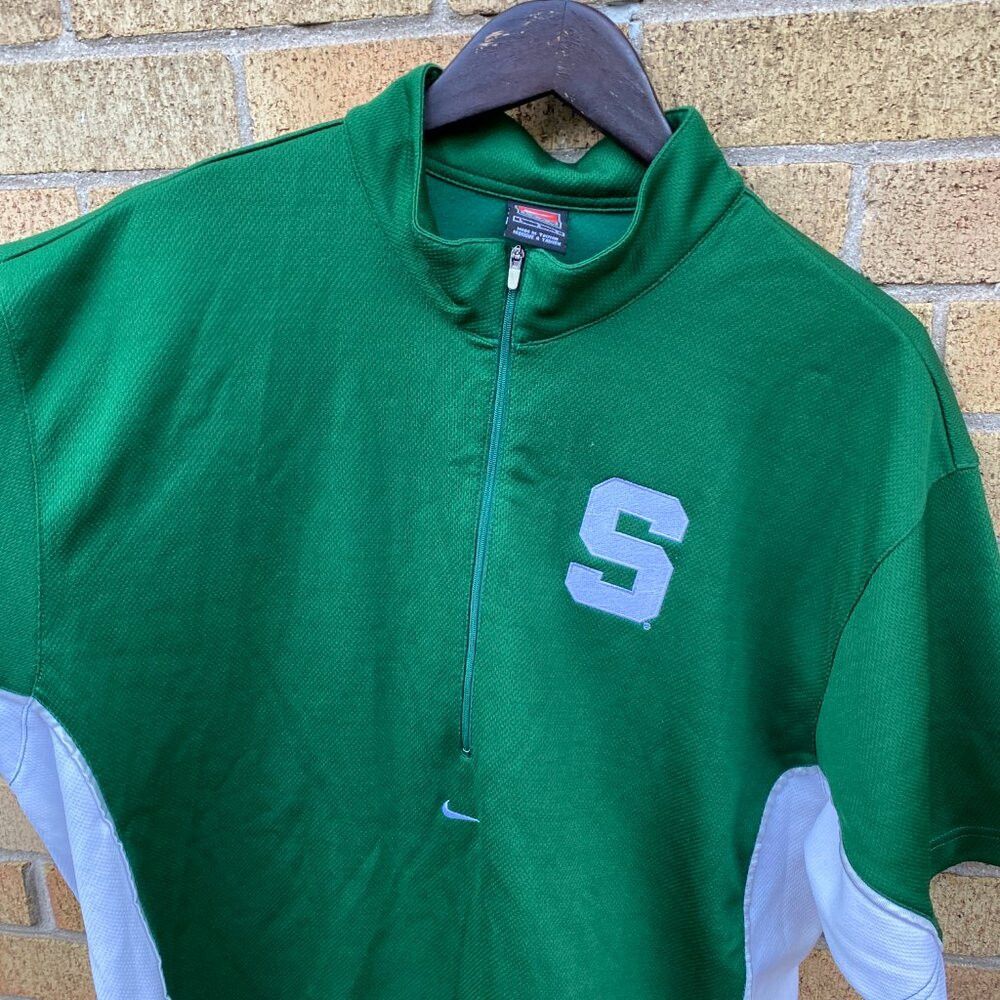 Nike Vintage Nike Center Swoosh Michigan State Jersey T Shirt Gr Size US L / EU 52-54 / 3 - 6 Thumbnail
