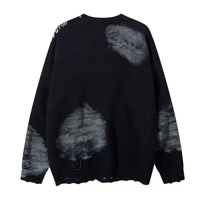 Other Gothic Punk Chain Printed Knitted Sweater Pullover Size US S / EU 44-46 / 1 - 2 Thumbnail