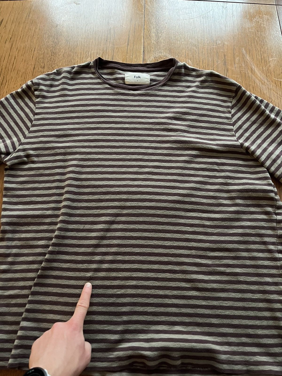Folk Folk Striped Tee Size US M / EU 48-50 / 2 - 4 Thumbnail