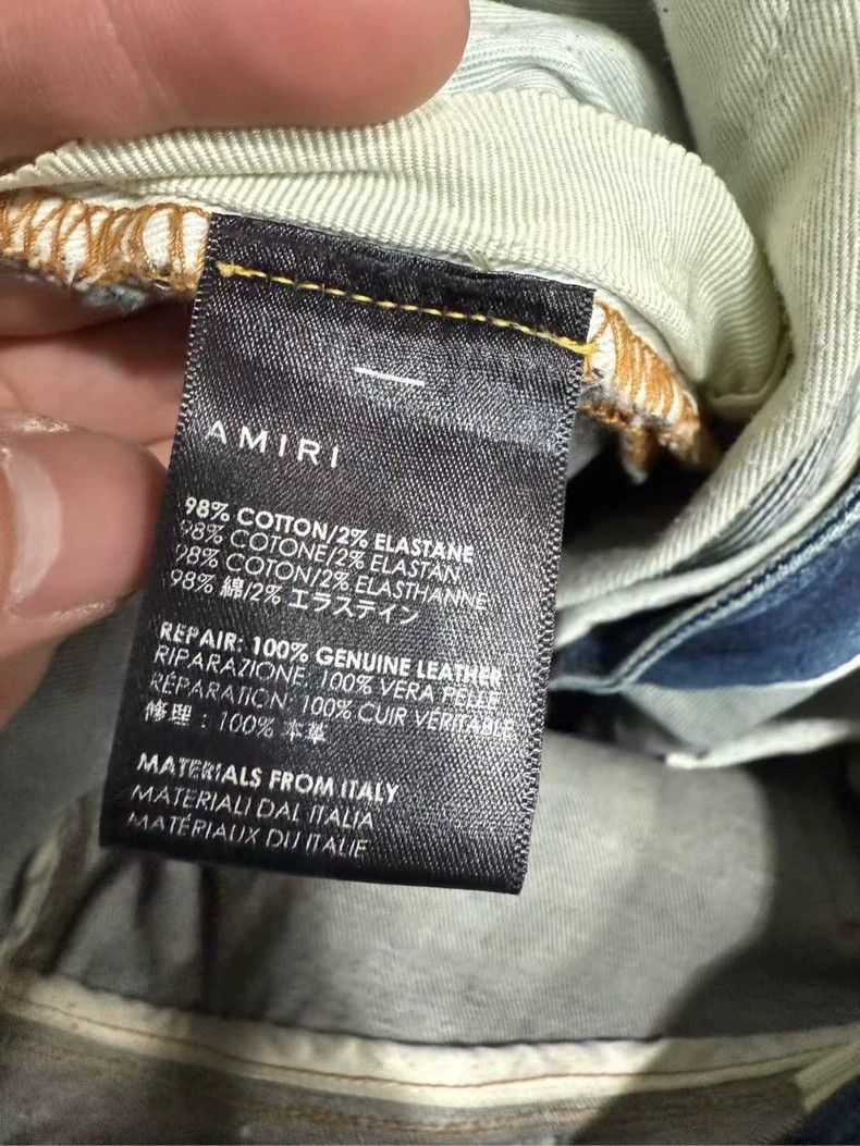 Amiri Amiri MX1 Blue Denim Pants Size US 36 / EU 52 - 4 Thumbnail