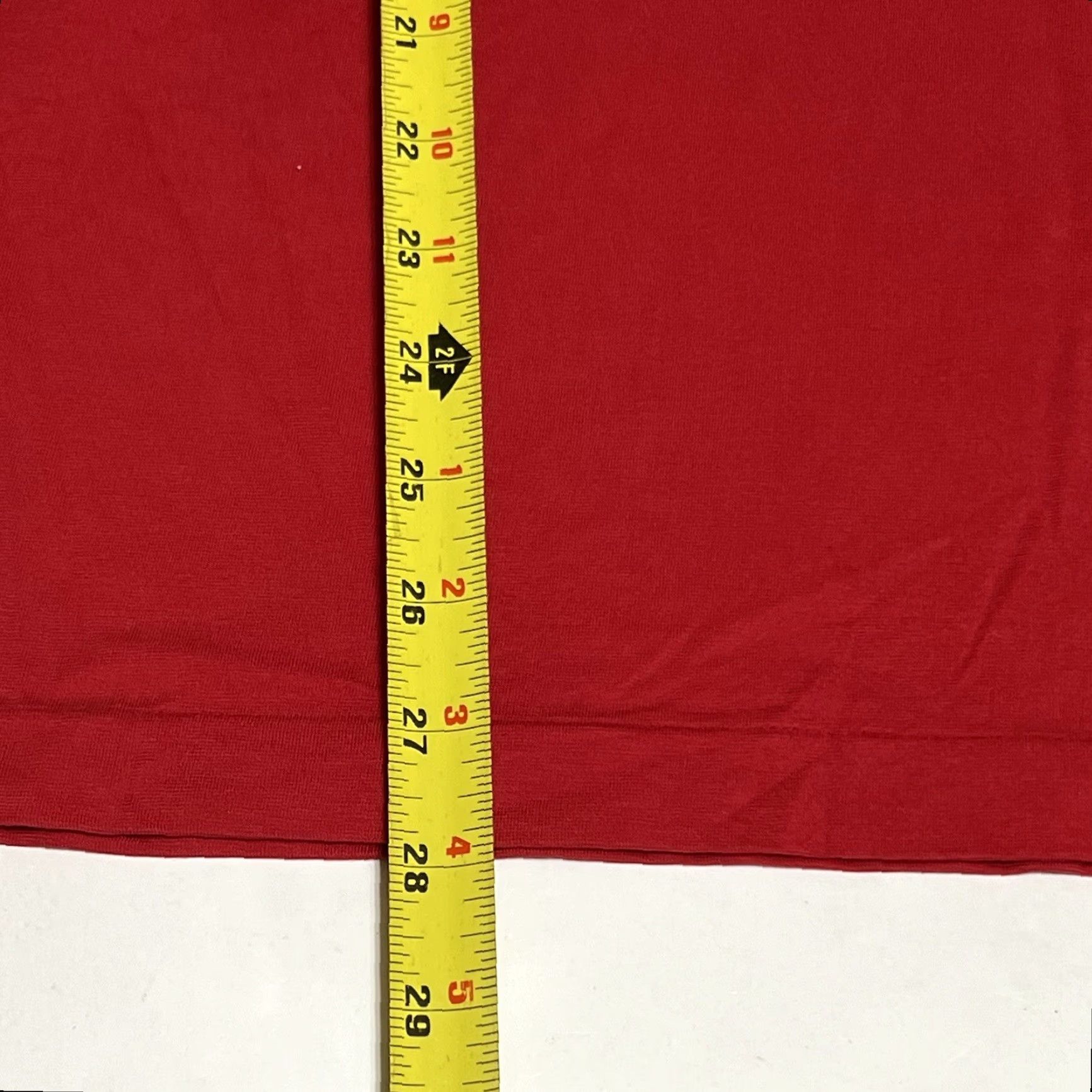 Van Heusen VINTAGE Van Heusen Polo Shirt Men XL Red 80s Short Sleeve Cotton Blend Regular Kn33-5 Size US XL / EU 56 / 4 - 5 Thumbnail
