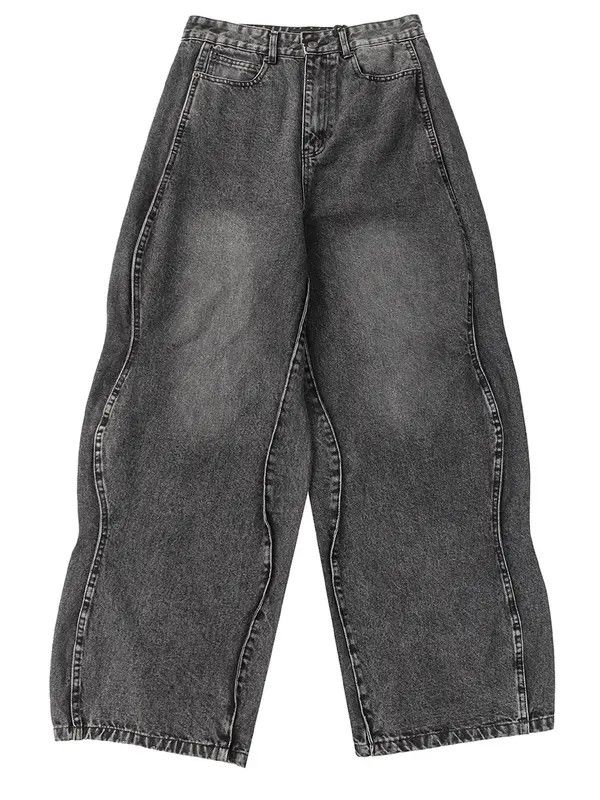 VIBE Baggy Black Denim Jeans Size US 30 / EU 46 - 5 Thumbnail