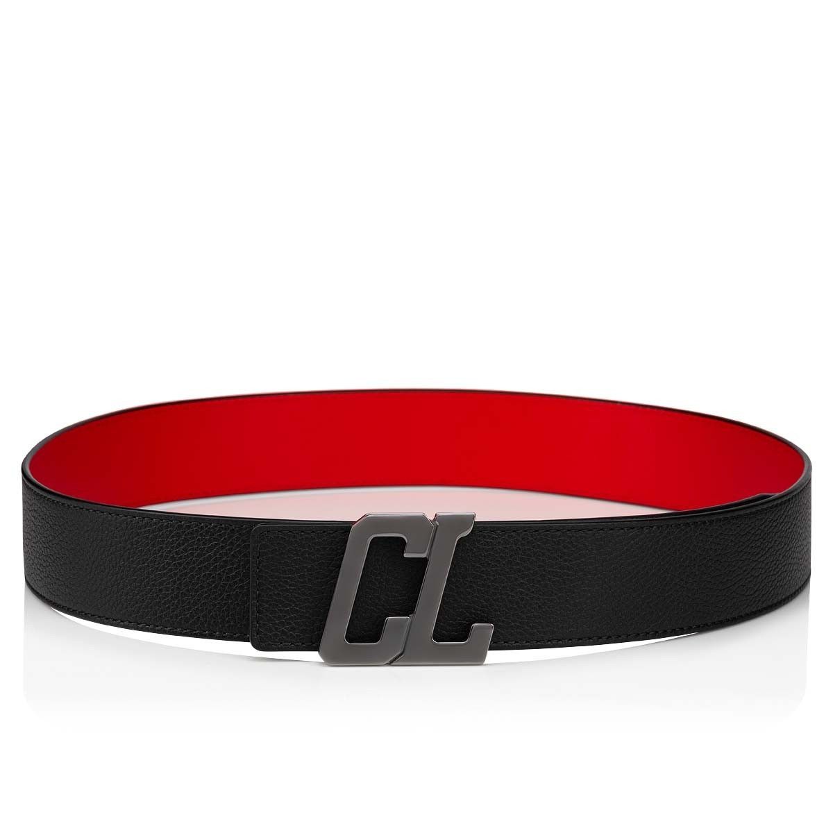 Christian Louboutin o1s1wg110125 Size:OS/Leather Belt in Black Size ONE SIZE - 3 Thumbnail
