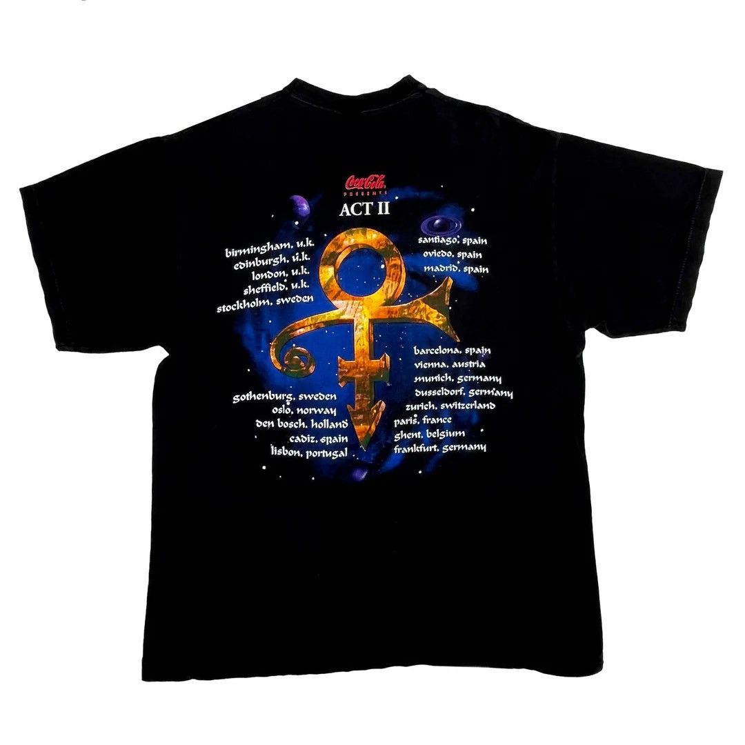 Band Tees Prince 1993 90s Vintage New Power Generation Act 2 T-Shirt Size US XL / EU 56 / 4 - 2 Thumbnail