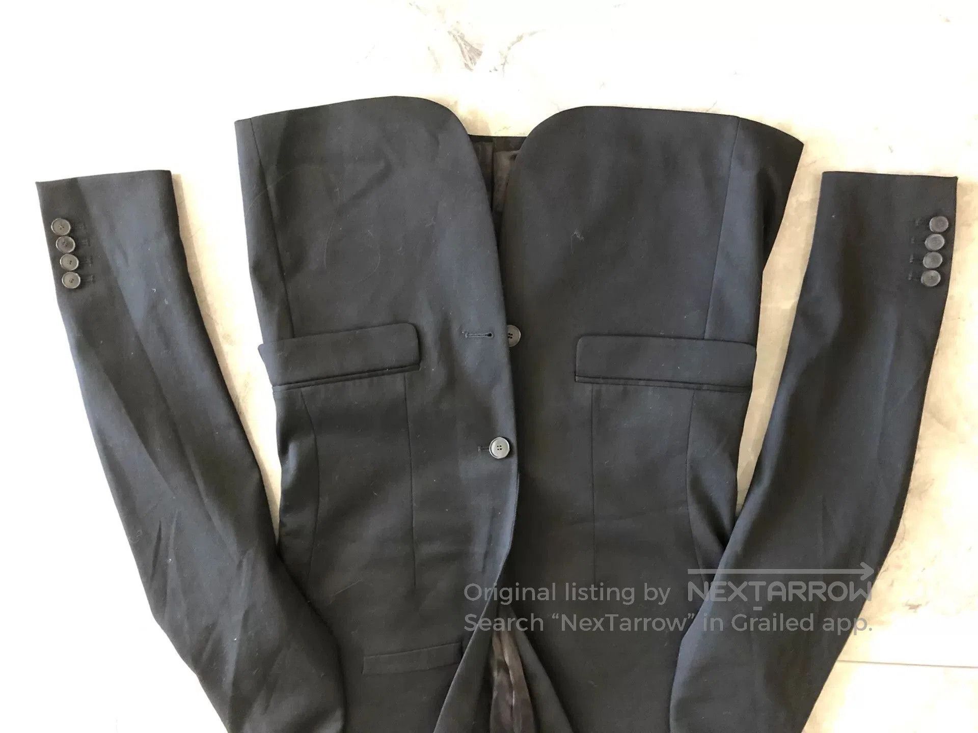 Sandro Sandro Men's Slim Wool Suit Jacket. Size US S / EU 44-46 / 1 - 3 Thumbnail