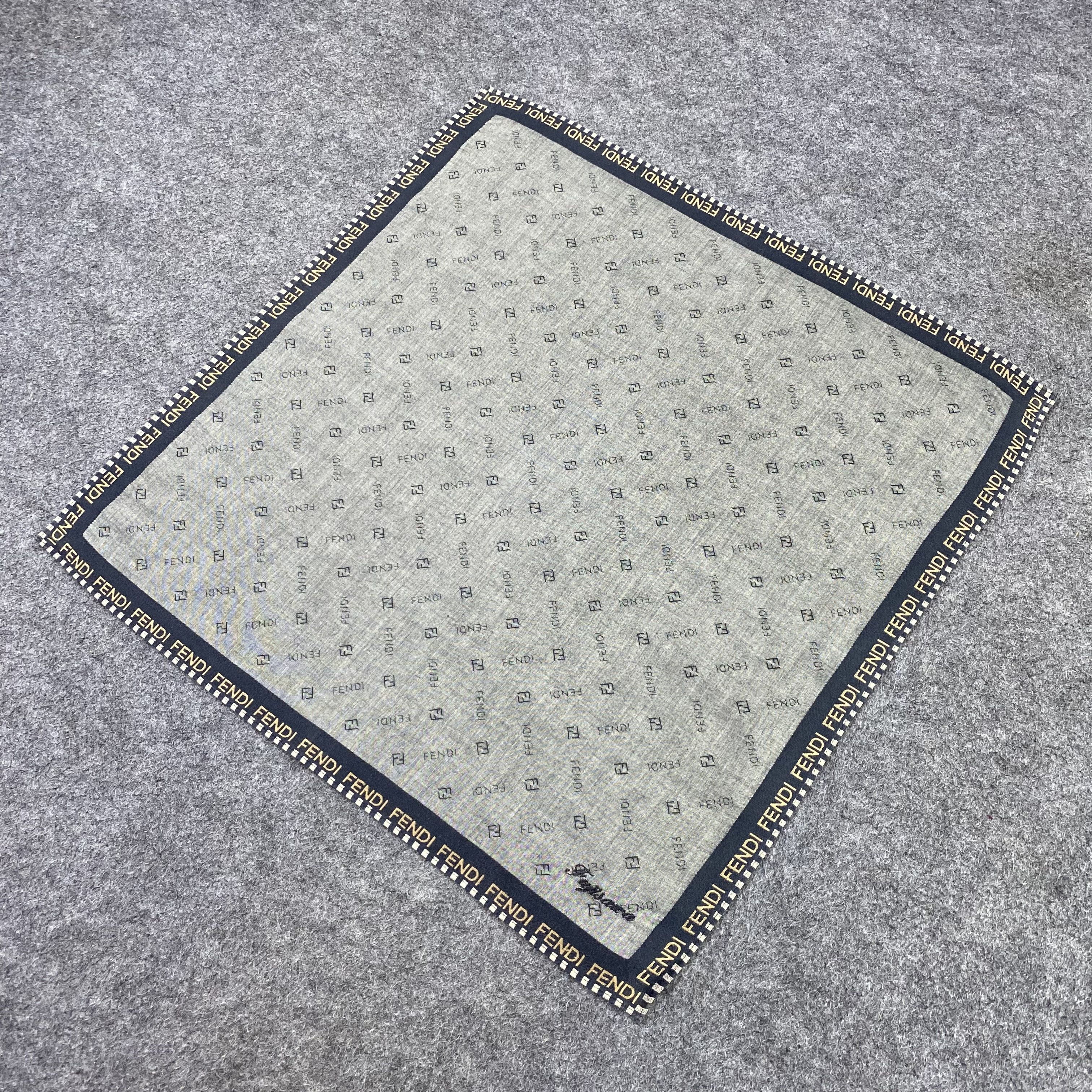 Fendi Fendi Handkerchief Neckerchief Bandana-B1802 Size ONE SIZE - 4 Thumbnail