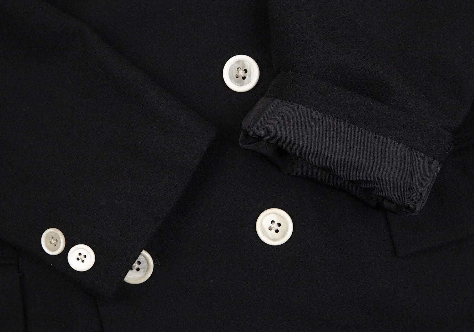 Yohji Yamamoto Yohji Yamamoto Fleece Wool Double Jacket Size US S / EU 44-46 / 1 - 8 Thumbnail