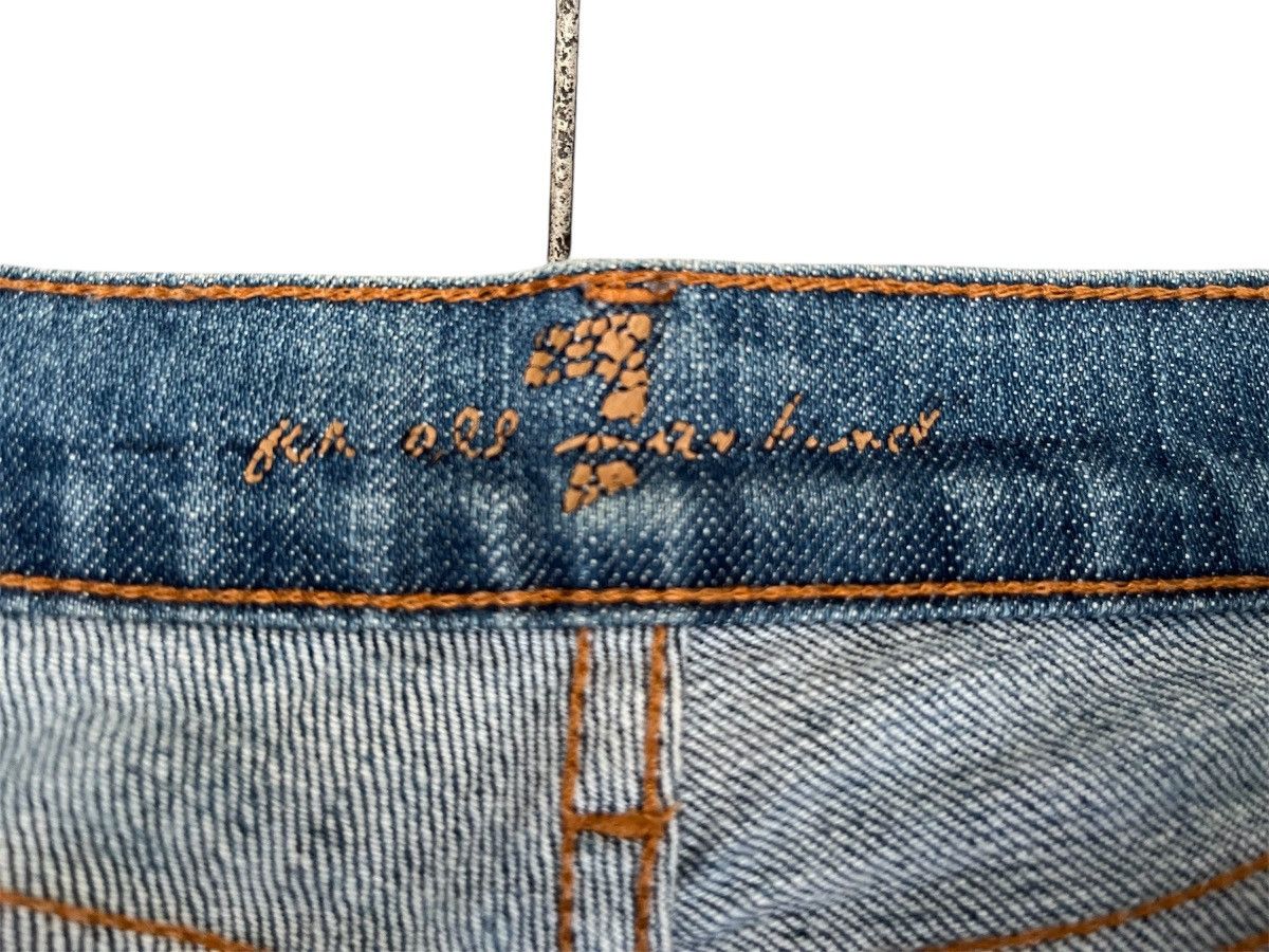 7 For All Mankind 7 For All Minkind Faded Washed Flare Jeans Size US 27 - 9 Thumbnail