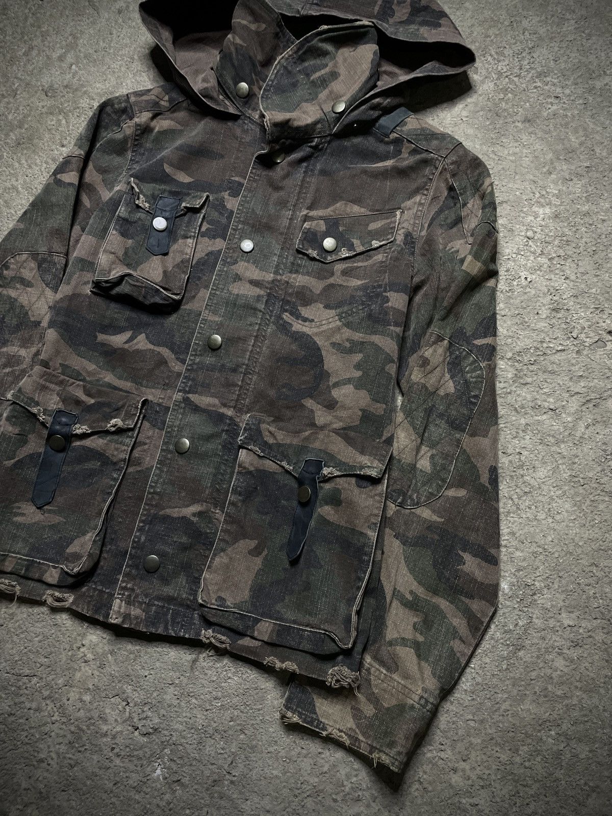 BUFFALO BOBS 2000’s Bub Jhonny - Apocalypse Style Camo Bono Jacket Size US M / EU 48-50 / 2 - 3 Thumbnail