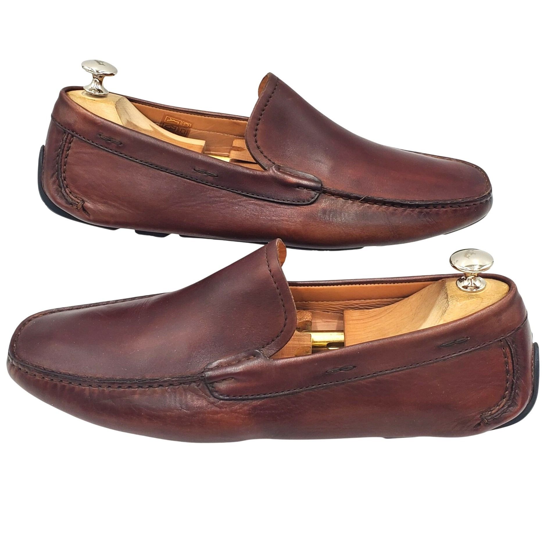 Florsheim Florsheim Men's size 10 Brown Leather Slip-On Casual Driving Size US 10 / EU 43 - 11 Thumbnail