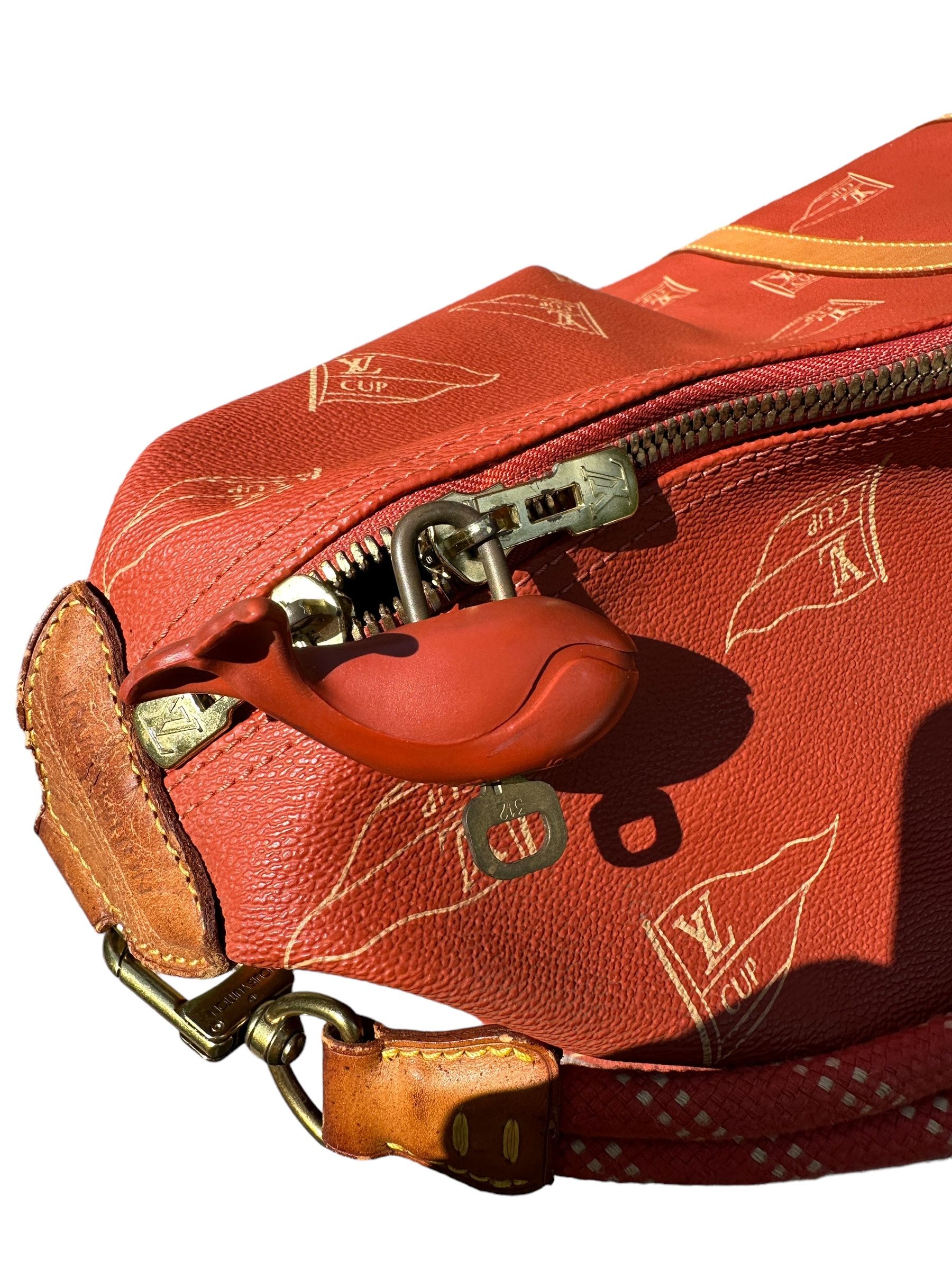 Louis Vuitton Louis Vuitton Cup Monogram Duffle Boston Bag Size ONE SIZE - 5 Thumbnail
