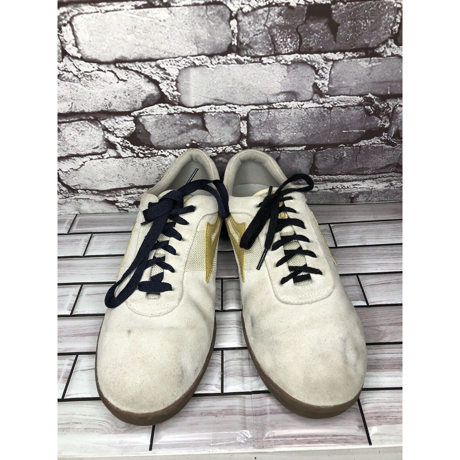 Lakai Lakai Cambridge Beige Suede Blue Tan Fabric Low Lace Up Snea Size US 11 / EU 44 - 14 Thumbnail