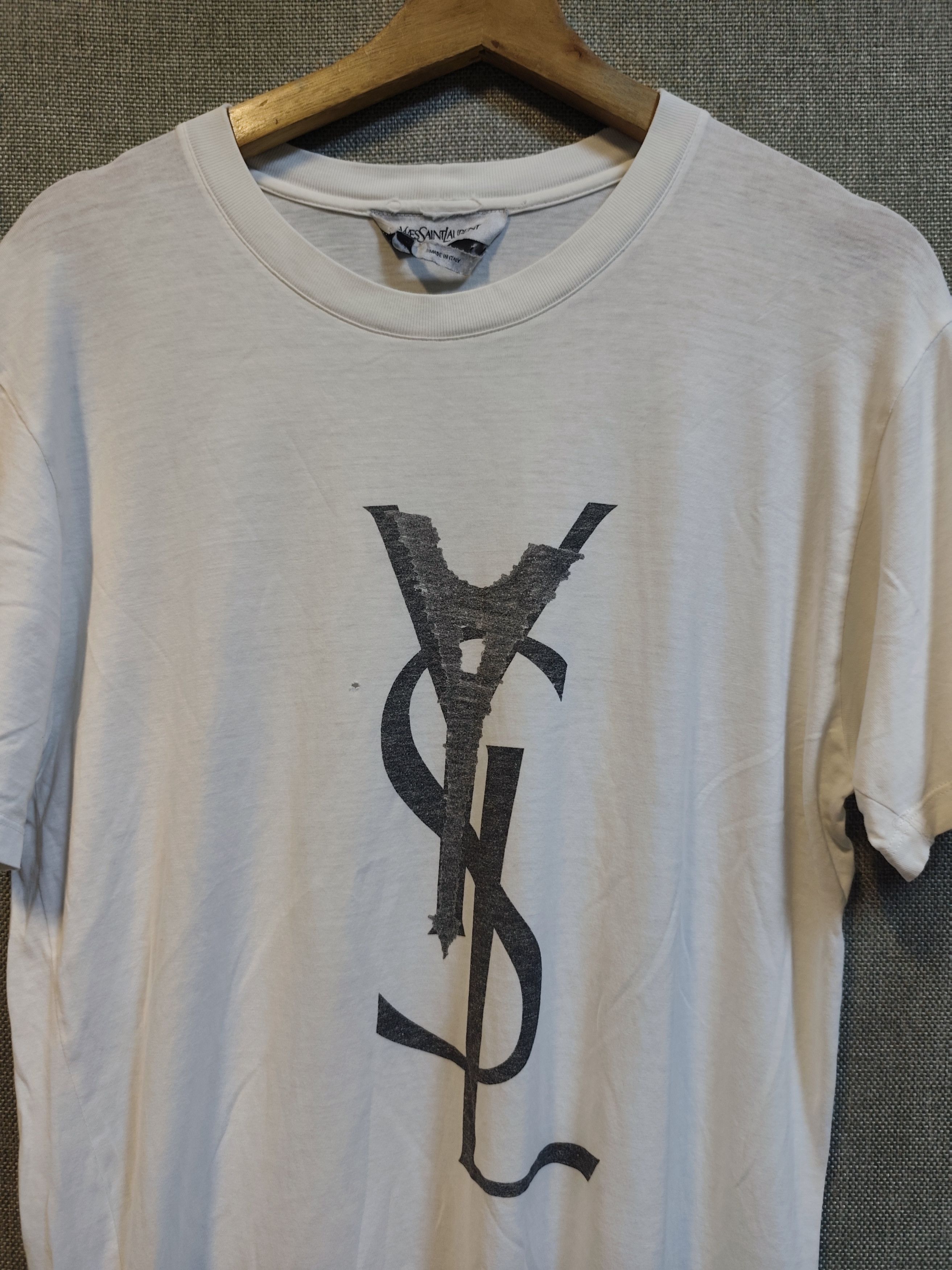 Yves Saint Laurent Yves Saint Laurent Eiffel Tower Tee Size US M / EU 48-50 / 2 - 3 Thumbnail
