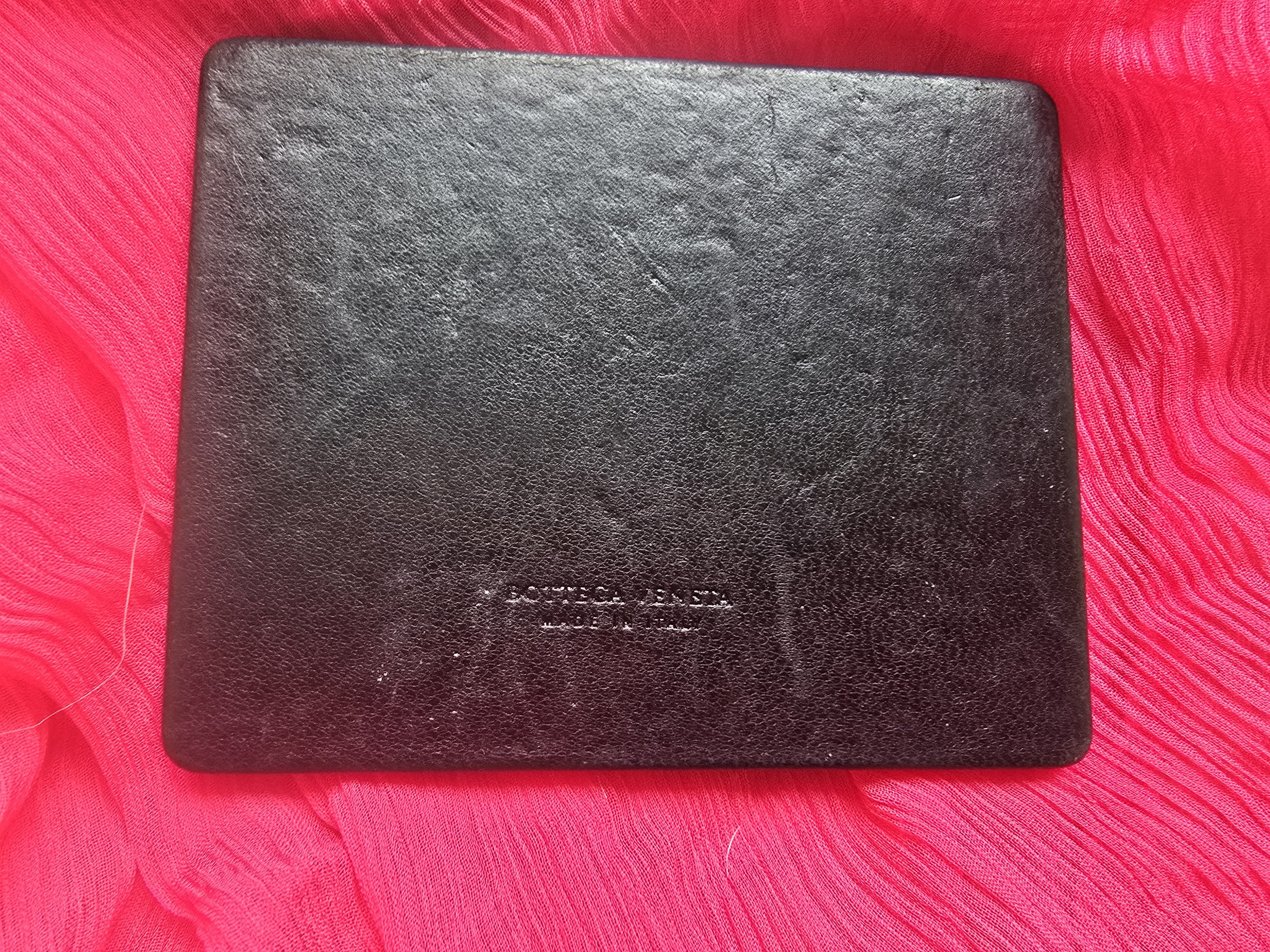 Bottega Veneta Luxury Designer: BOTTEGA VENETA Vntg Black Leather Mirror Size ONE SIZE - 7 Thumbnail