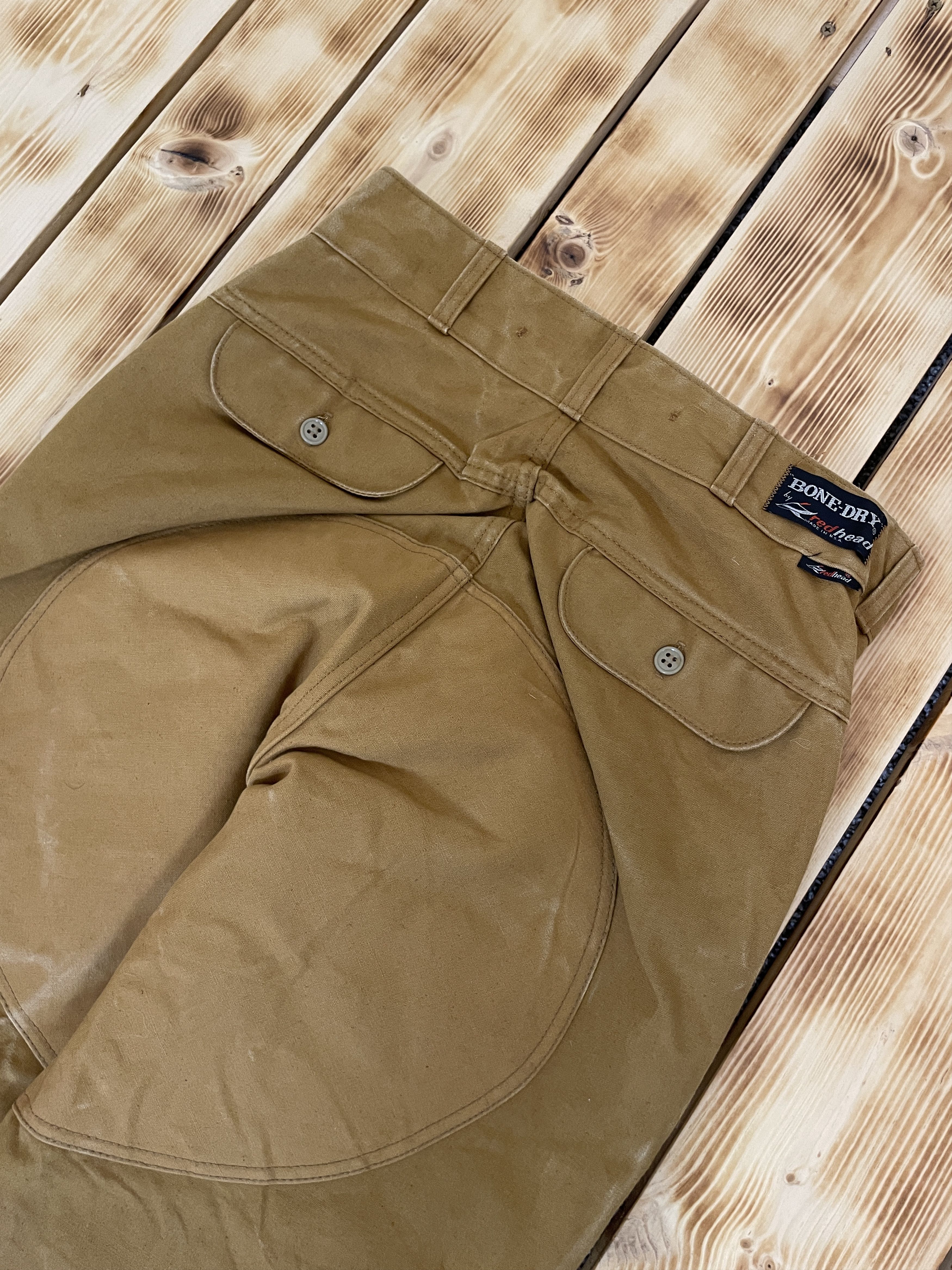 Redhead Vintage 80s Redhead BoneDry Hunting Canvas Double Knee Pants Size US 30 / EU 46 - 15 Thumbnail
