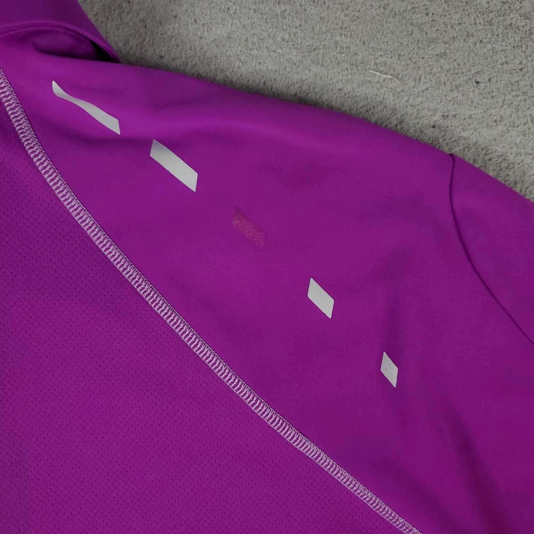 Adidas Adidas Polo Shirt Mens Size XL Purple Casual Golf Short Sleeve Size US XL / EU 56 / 4 - 4 Thumbnail
