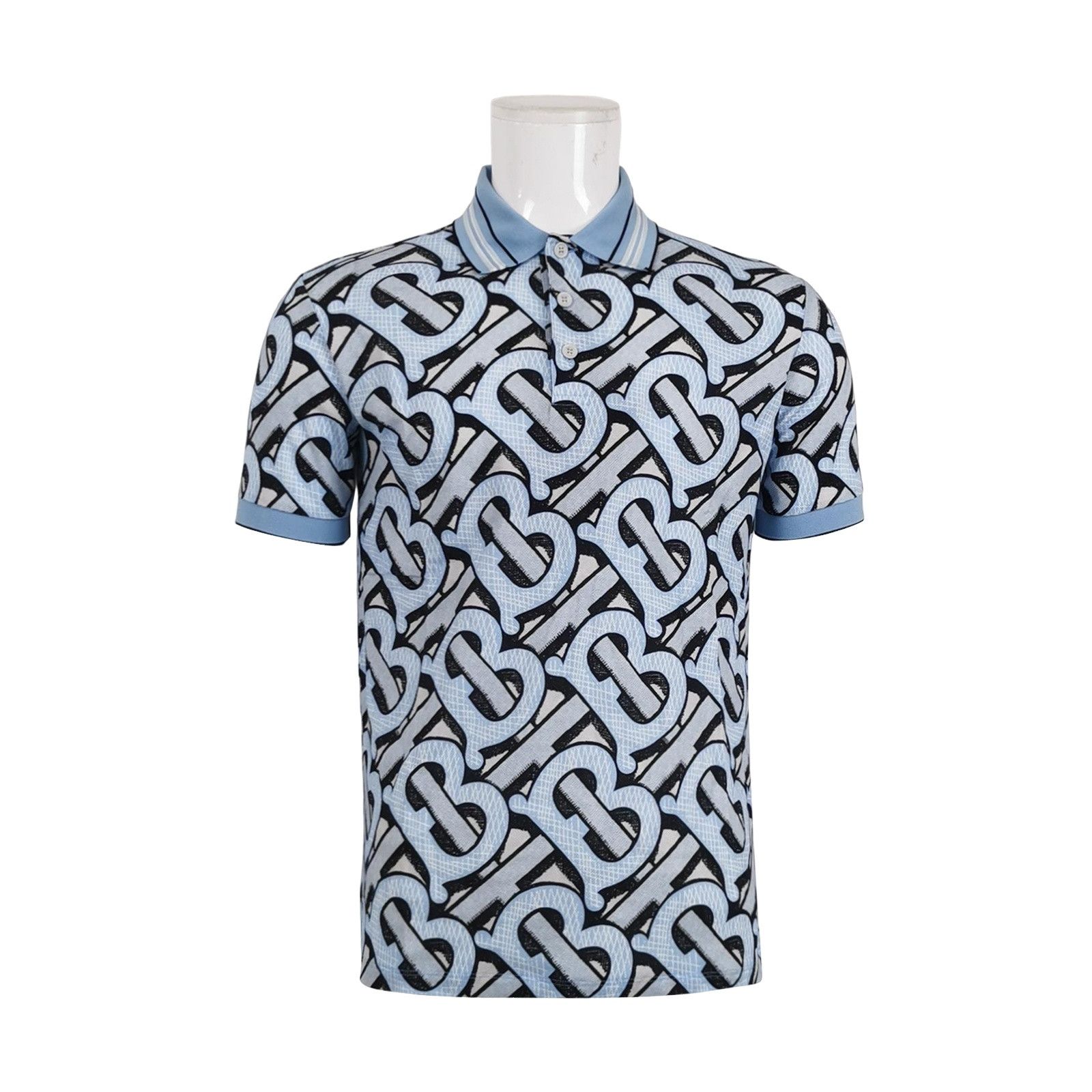 Burberry Burberry TB Monogram Print Polo Shirt XXS Size US XXS / EU 40 - 1 Thumbnail