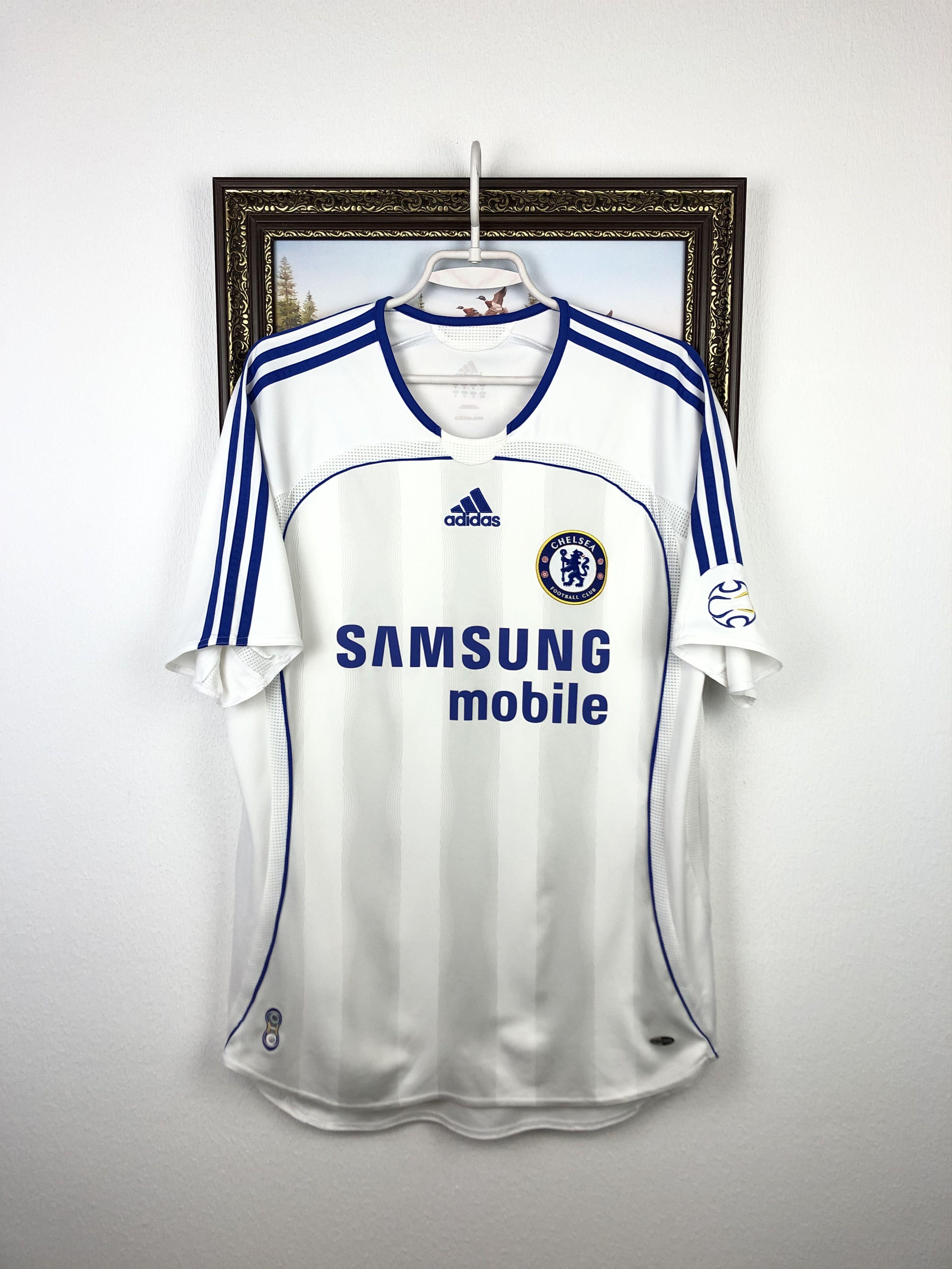 Adidas Chelsea Away football shirt 2006 Soccer Adidas Jersey Trikot Size US M / EU 48-50 / 2 - 1 Thumbnail